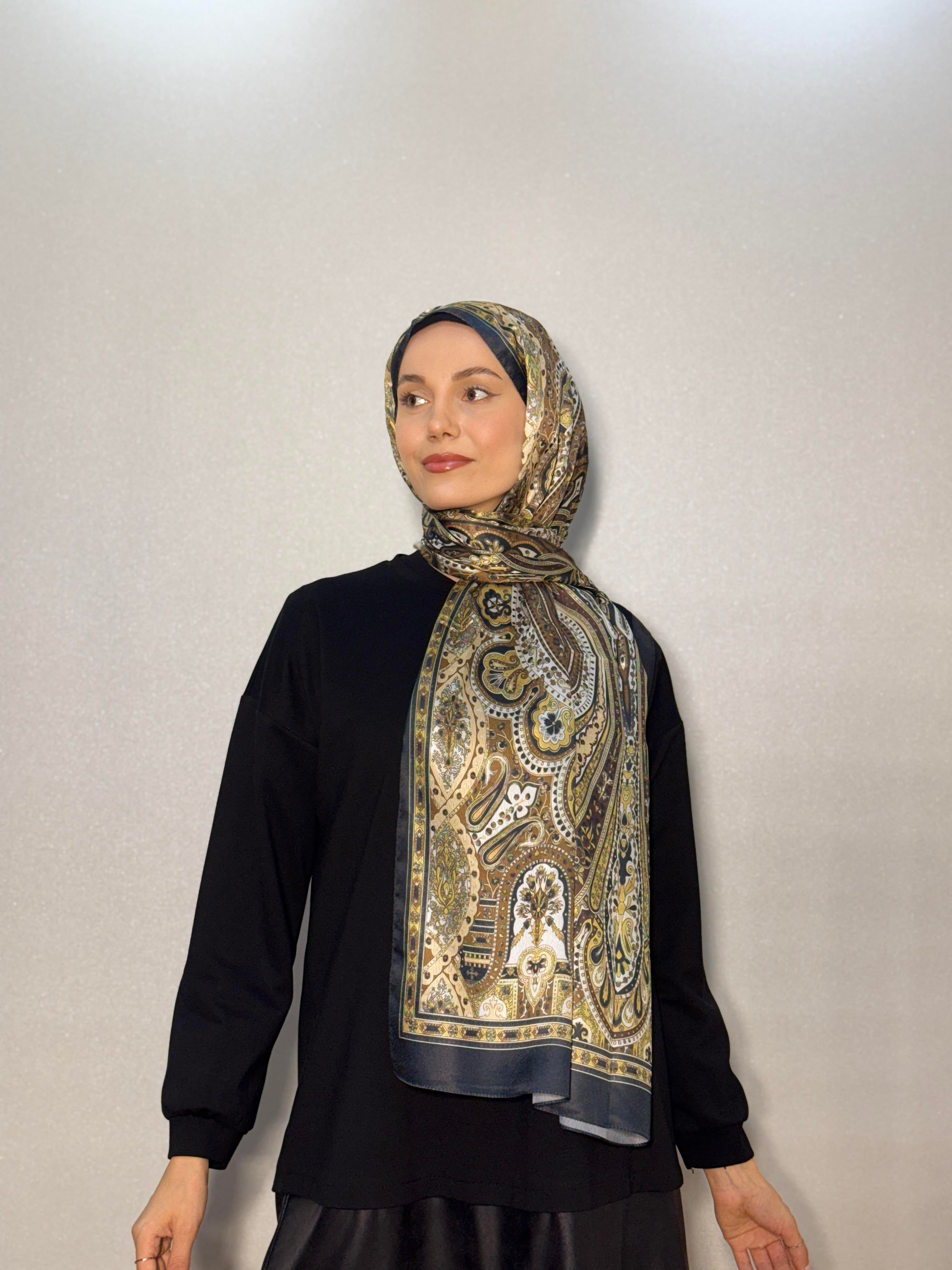 LOTUS ETRO DESEN VUAL İPEK ŞAL
