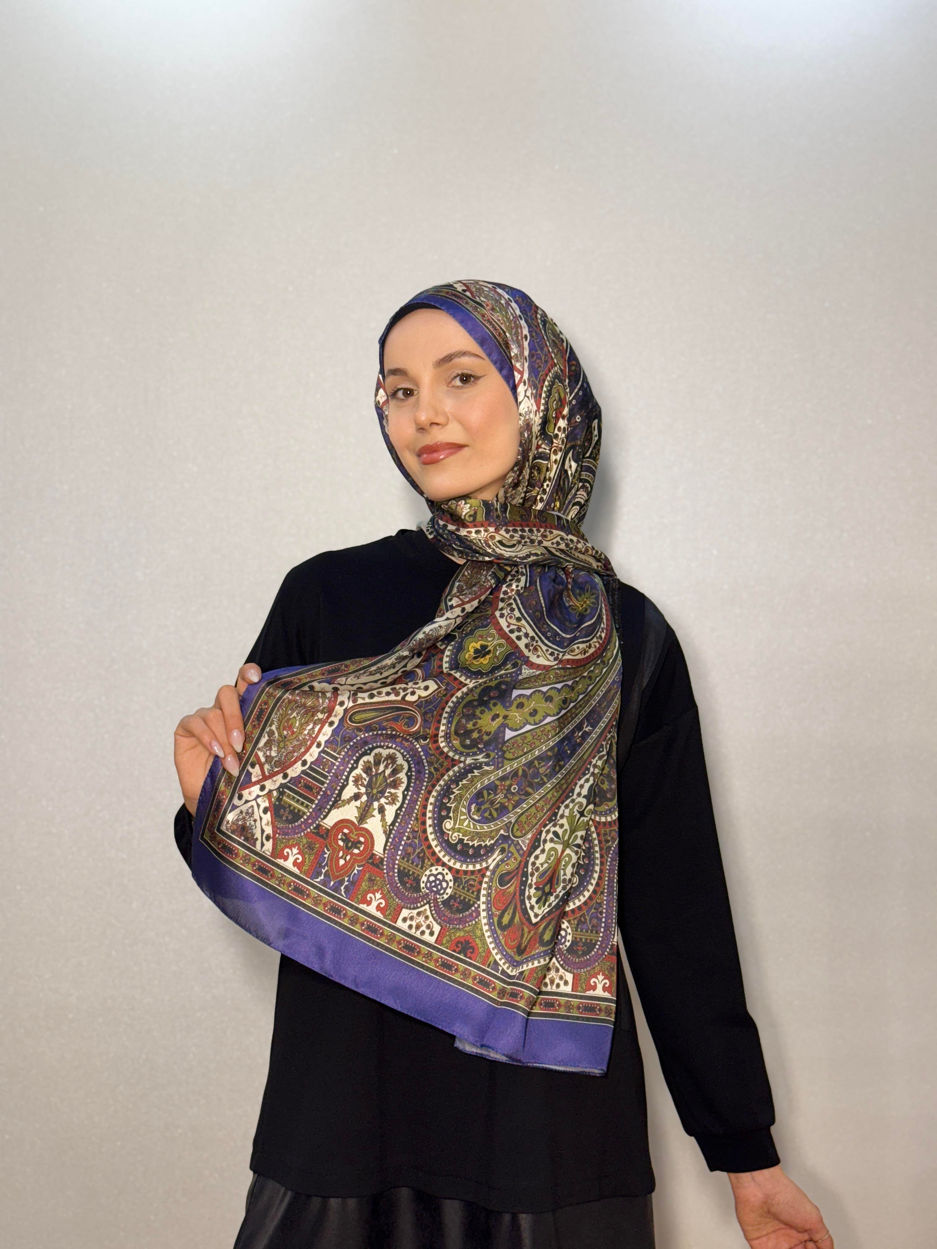 LOTUS ETRO DESEN VUAL İPEK ŞAL