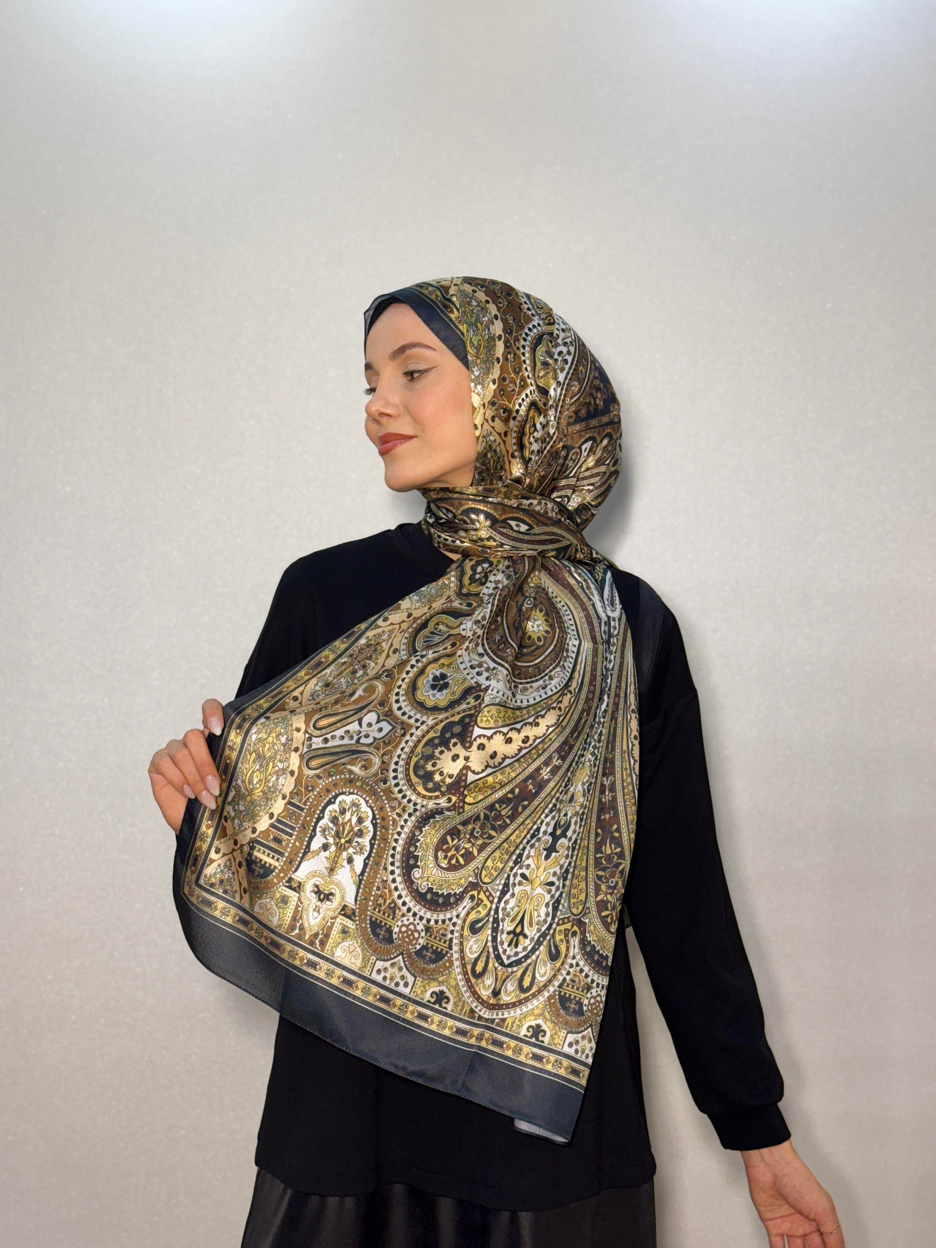 LOTUS ETRO DESEN VUAL İPEK ŞAL