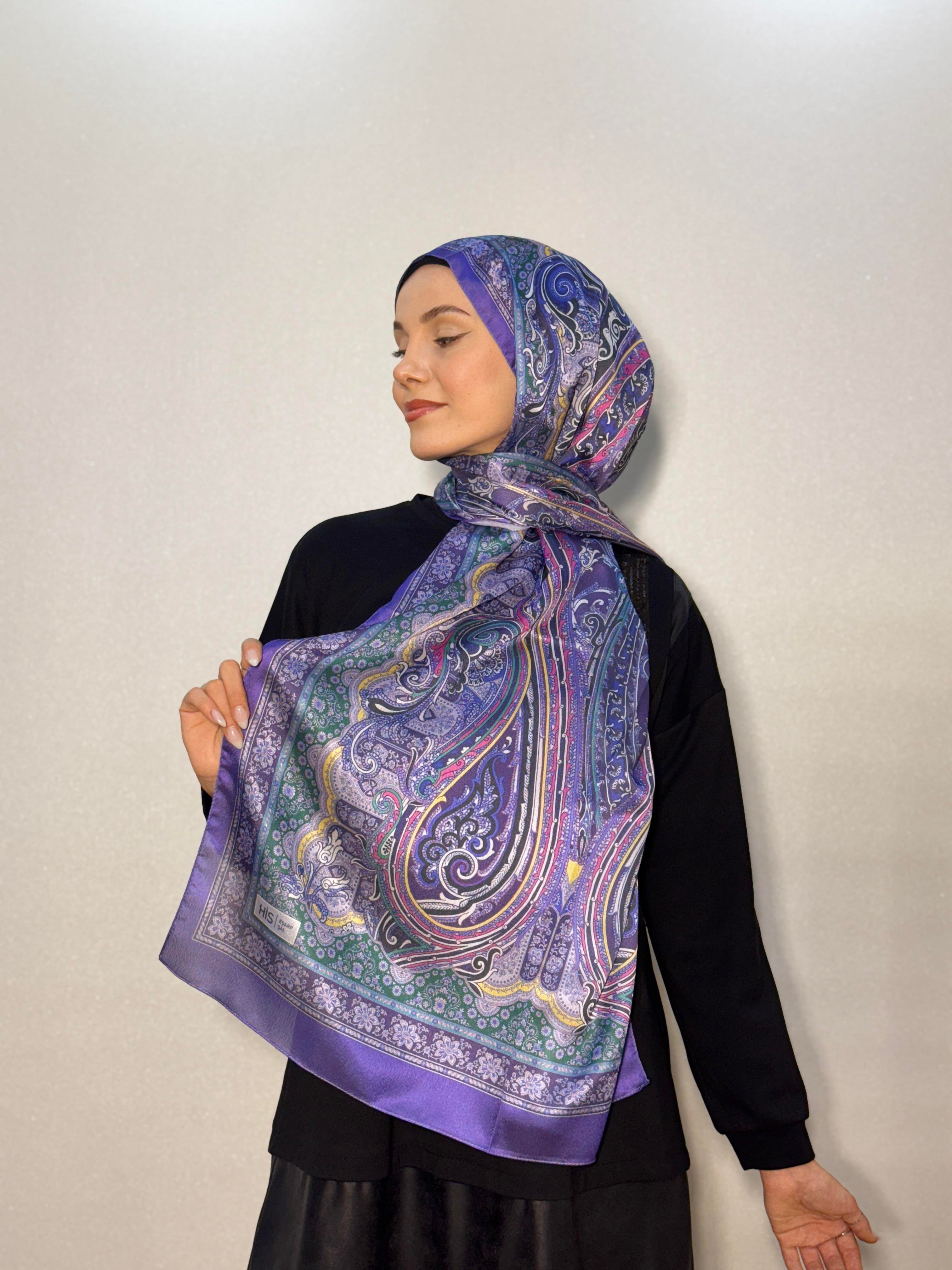 LOTUS ETRO DESEN VUAL İPEK ŞAL