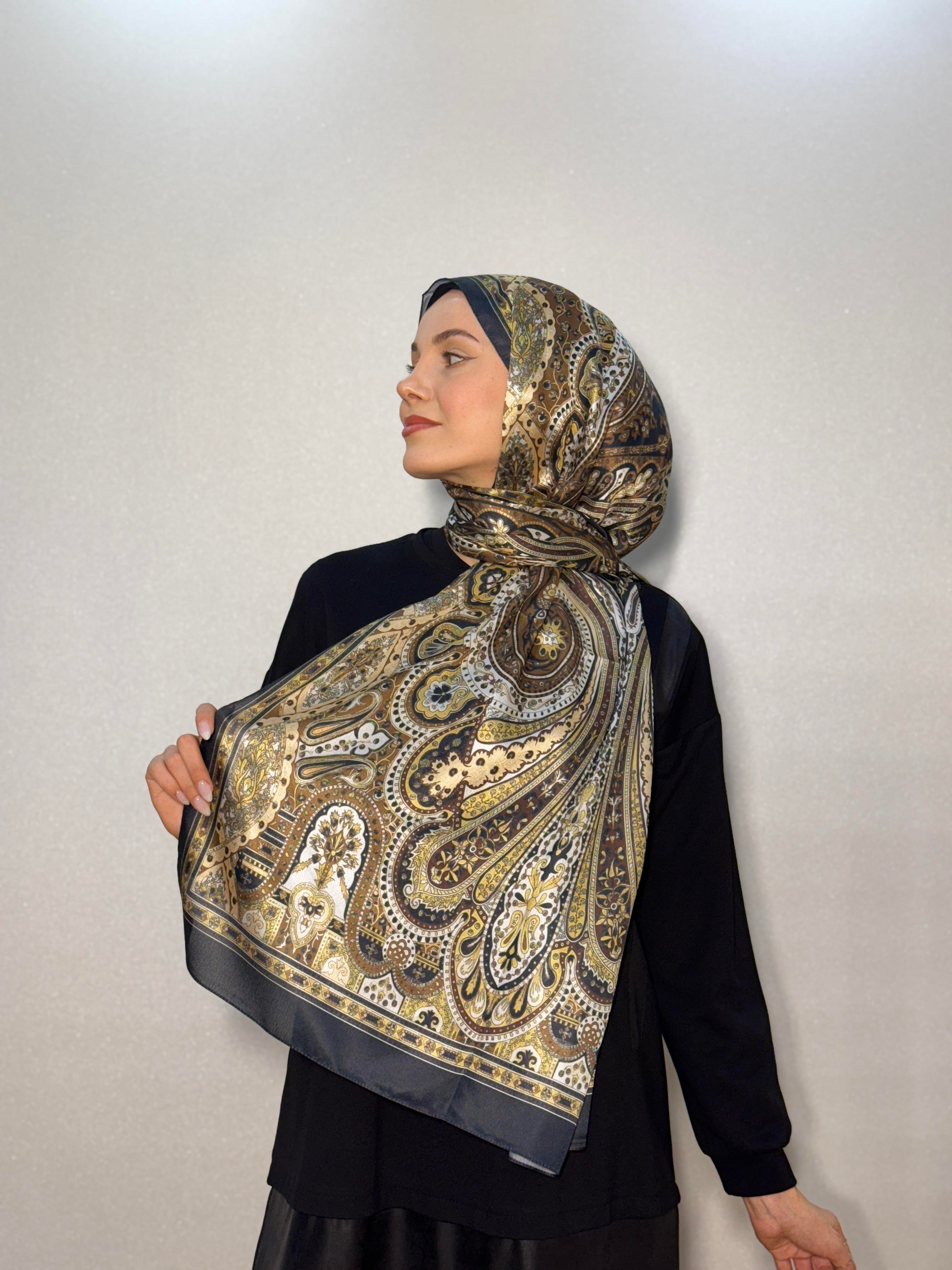 LOTUS ETRO DESEN VUAL İPEK ŞAL
