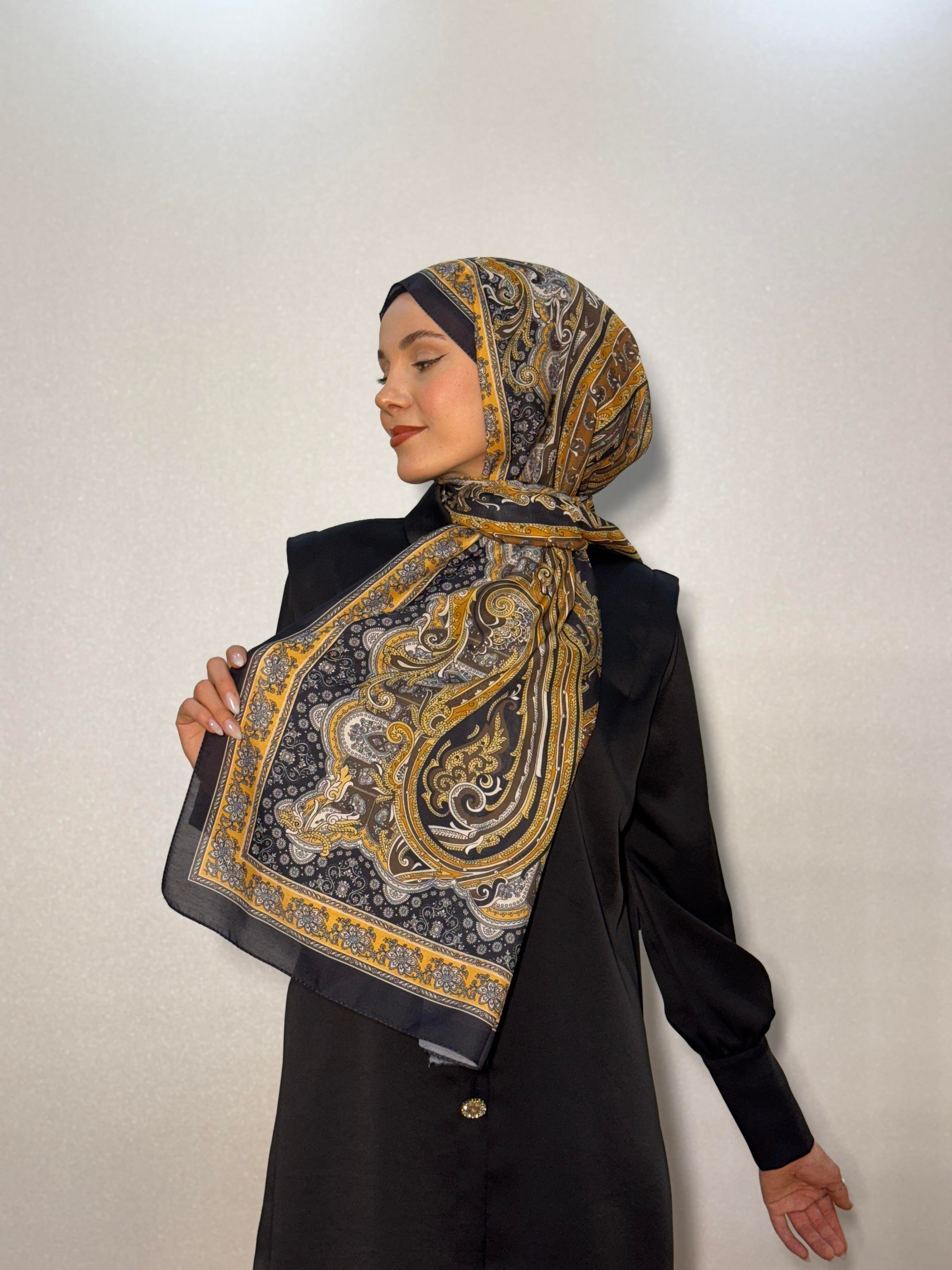 LOTUS ETRO DESEN VUAL İPEK ŞAL