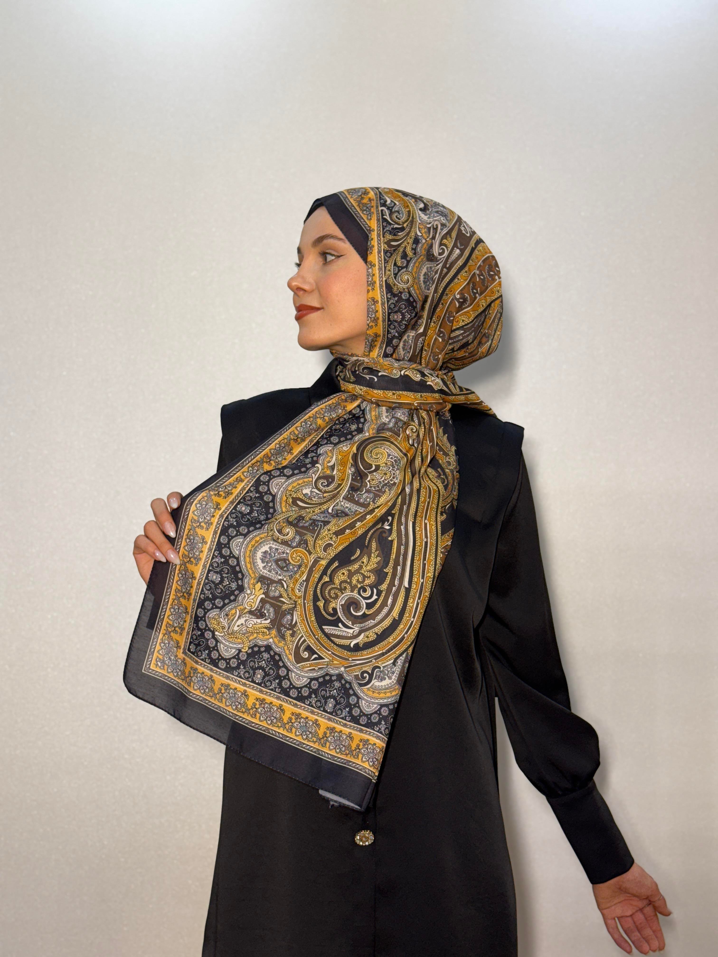 LOTUS ETRO DESEN VUAL İPEK ŞAL