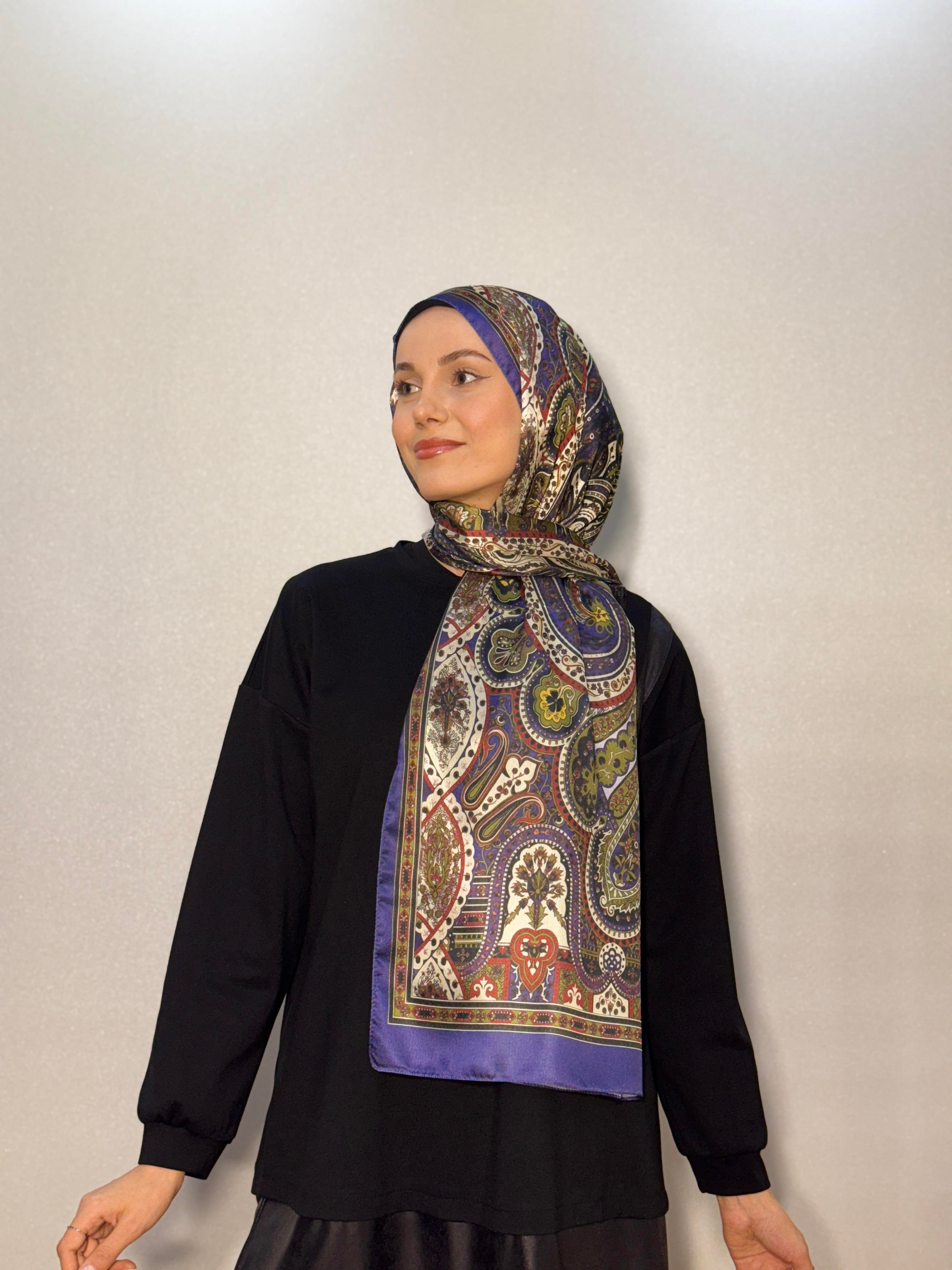 LOTUS ETRO DESEN VUAL İPEK ŞAL