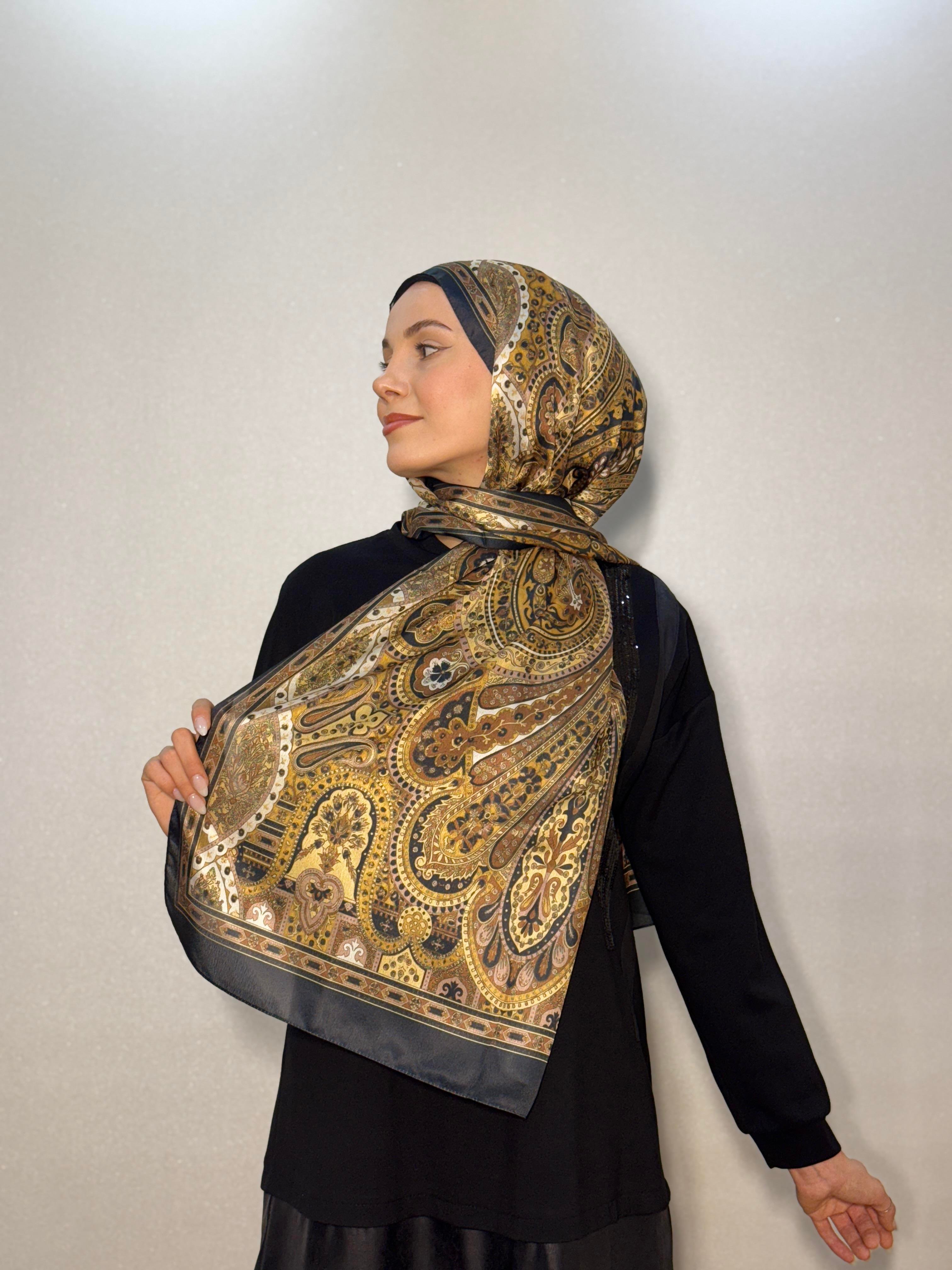 LOTUS ETRO DESEN VUAL İPEK ŞAL