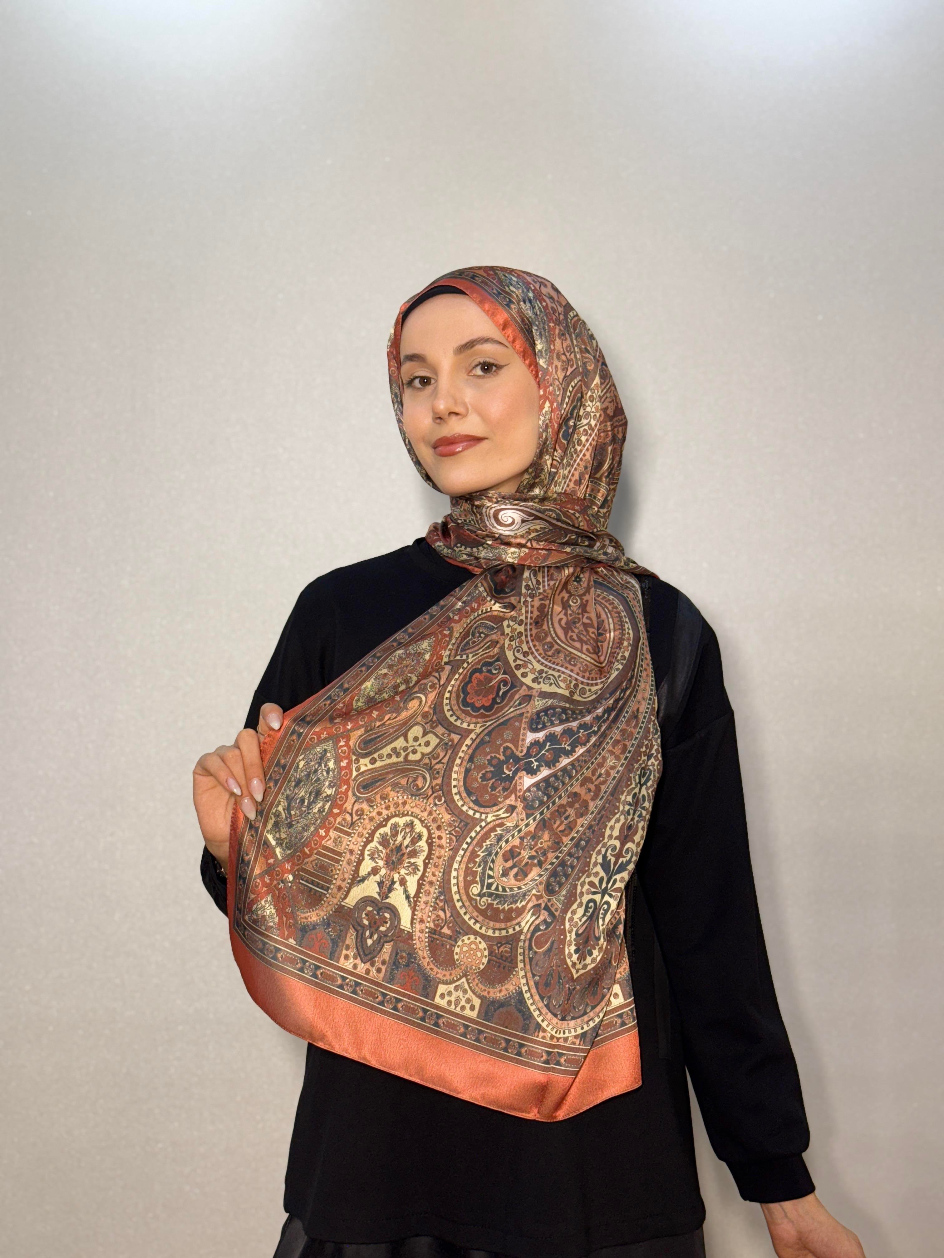 LOTUS ETRO DESEN VUAL İPEK ŞAL