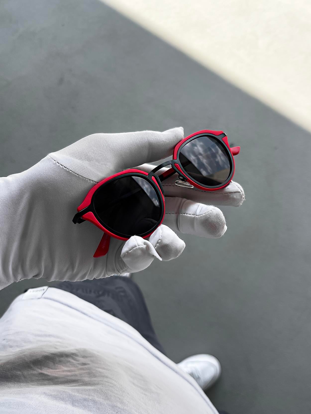 Base Ünisex Optik Uyumlu Güneş Gözlüğü (Kırmızı)