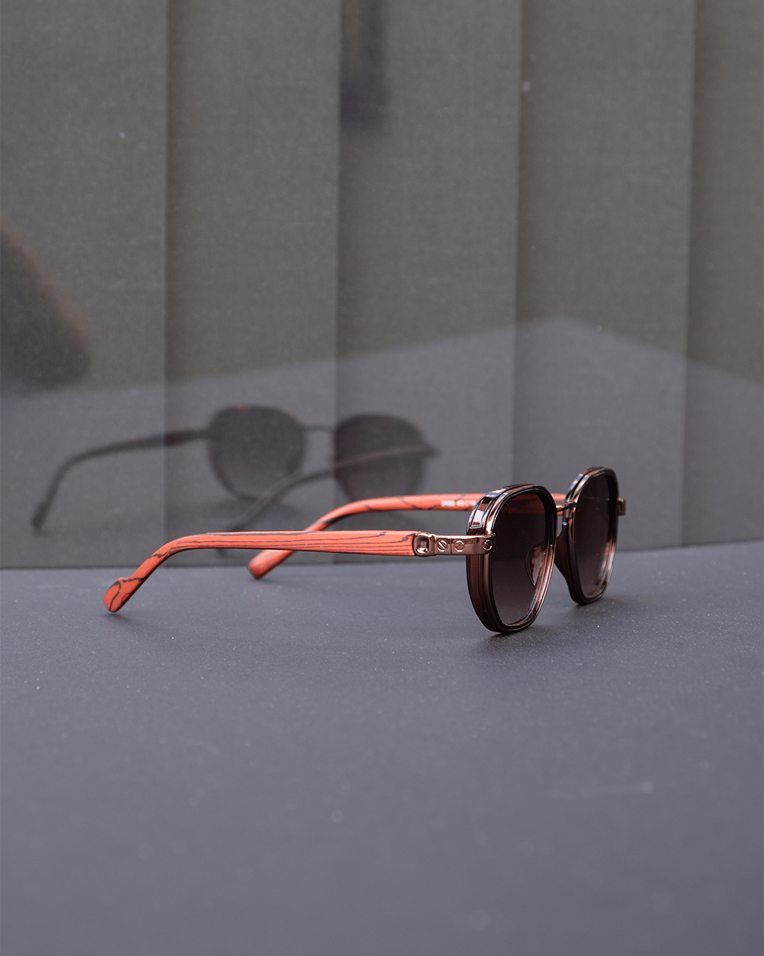 Rios Erkek Güneş Gözlüğü (Kırmızı-Kahve)