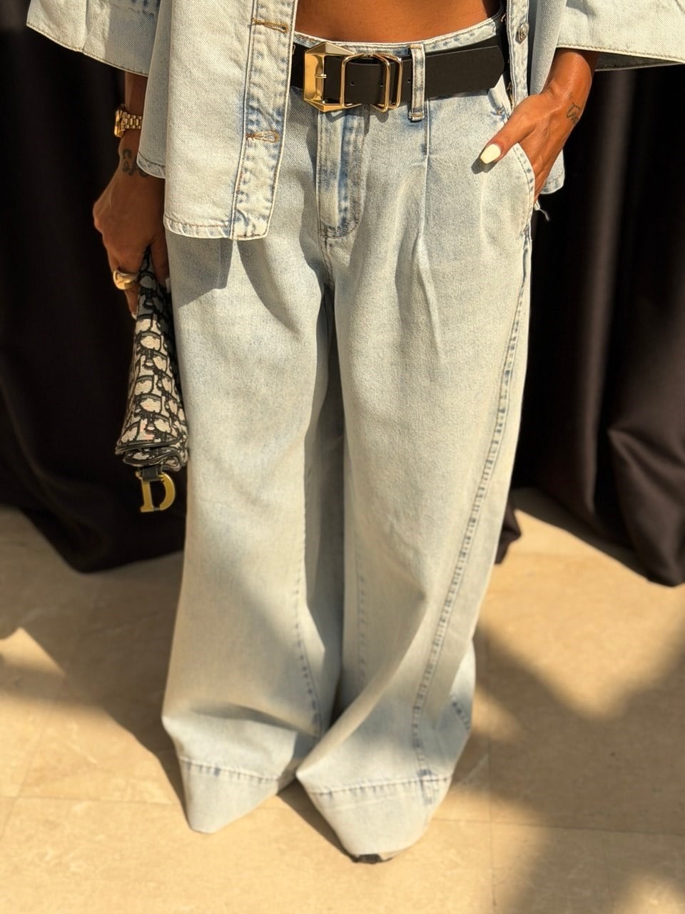 Denim Takım Buz Mavi