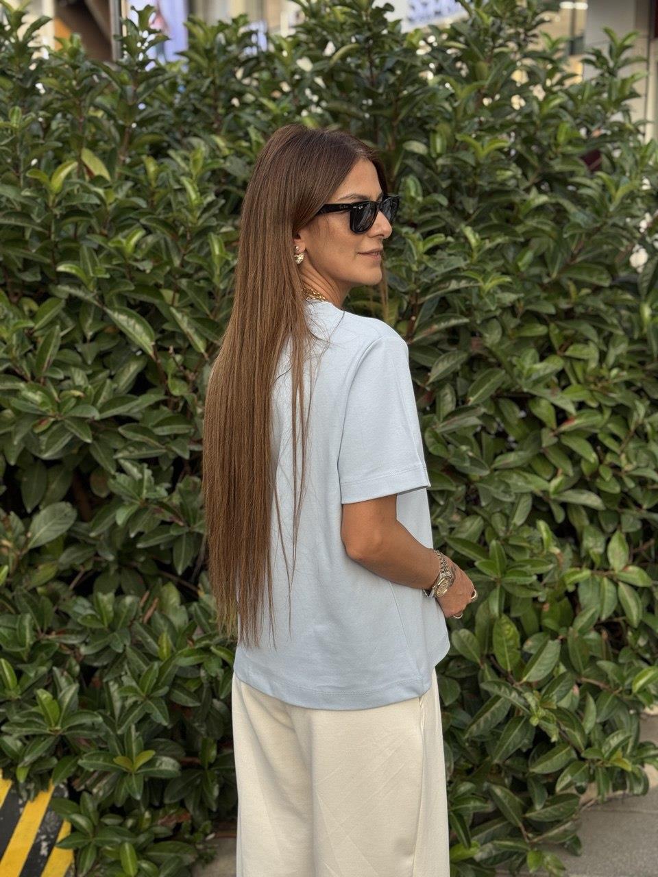 Kısa Kol Basıc Tshirt Bebe Mavi