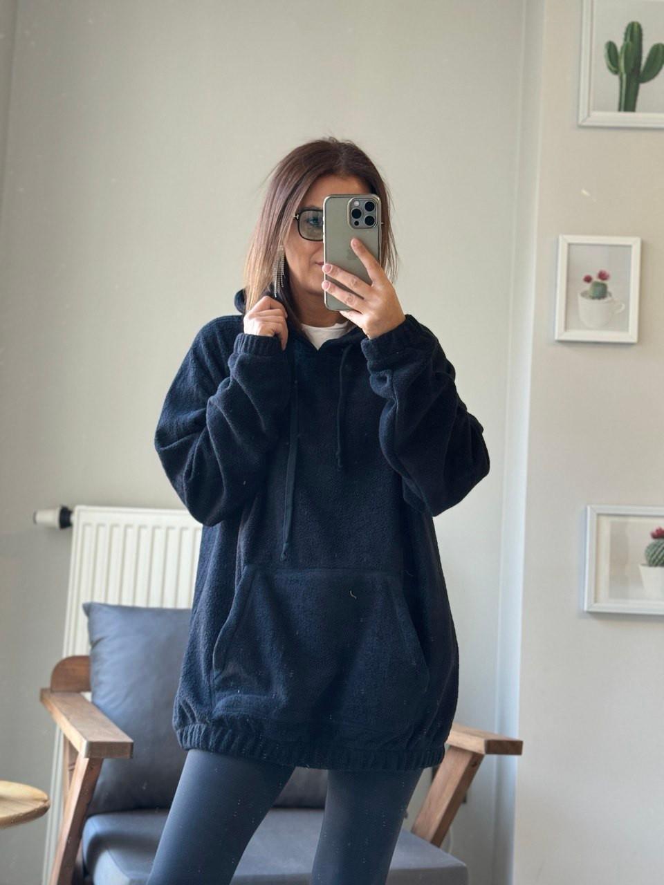 Kuzu Polar Sweat Siyah