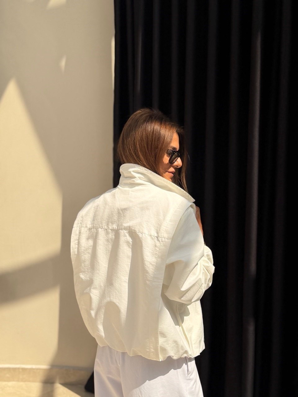 Marka Model Bomber Trenç Beyaz