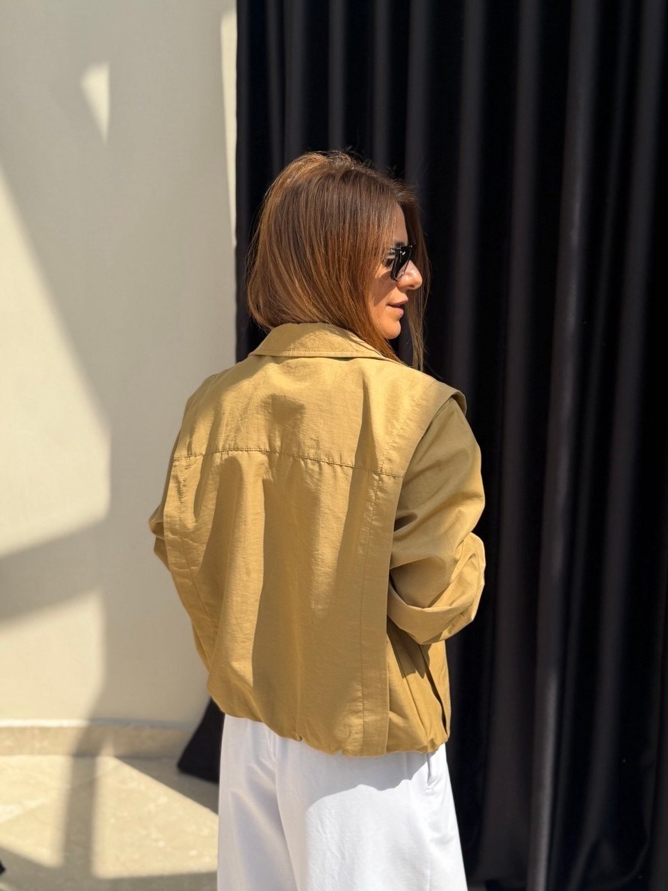 Marka Model Bomber Trenç Camel