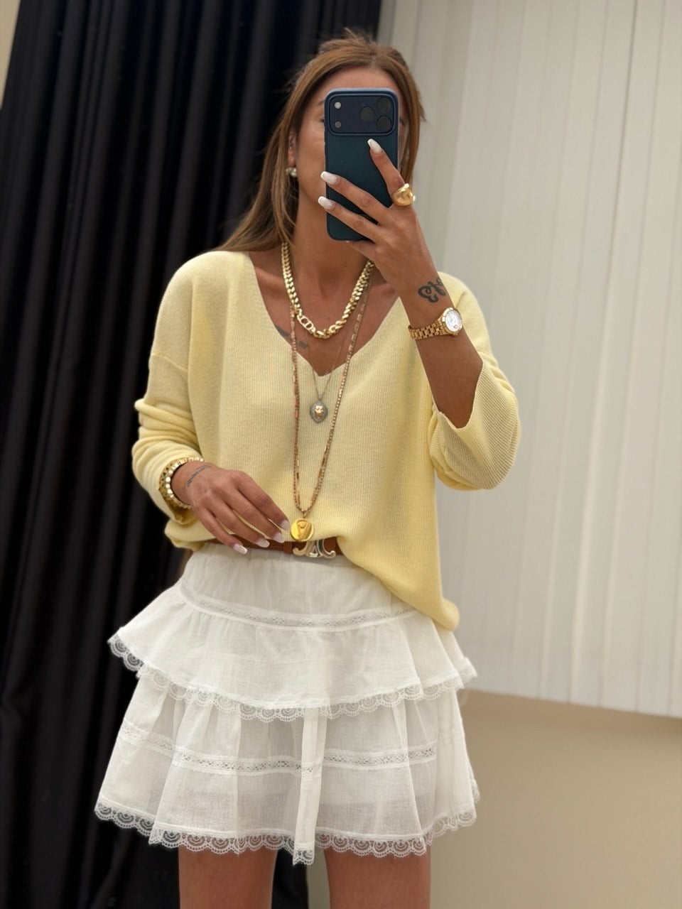 Merserize Triko Sarı