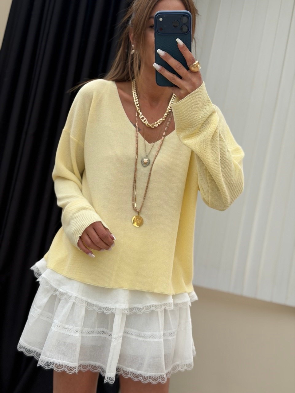 Merserize Triko Sarı