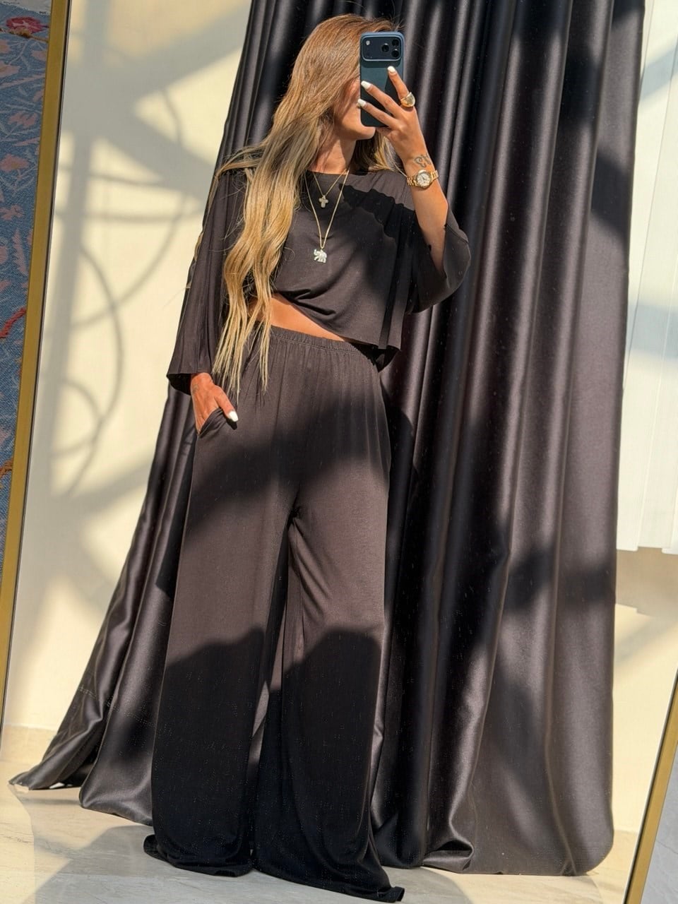 Oysho Model Takım Siyah