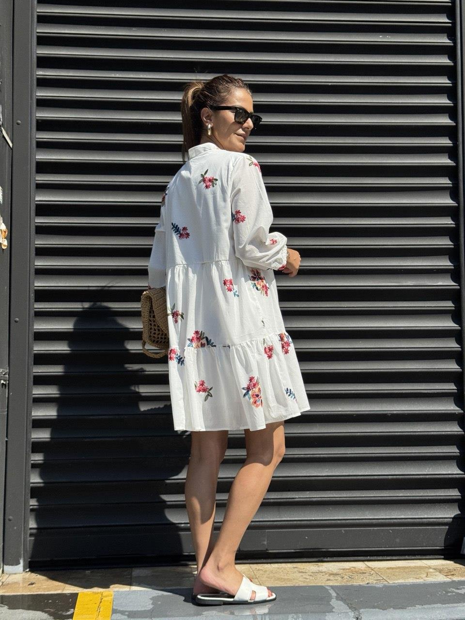 Şehirboy Nakışlı Elbise