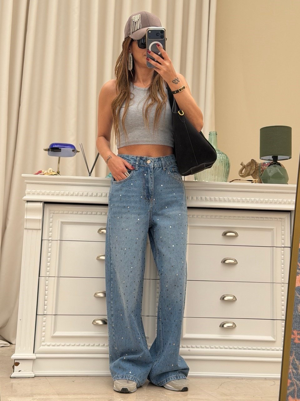 Taşlı Jean 