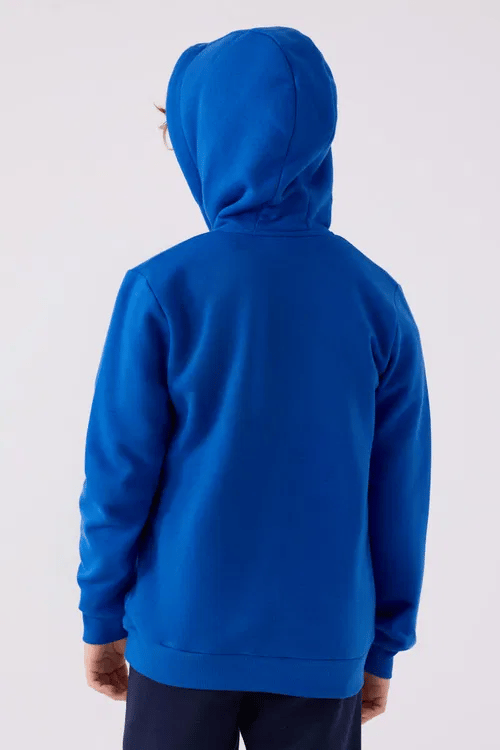 361W1LW FERMUARLI SWEAT 5/16 ERK KAPPA MAVİ