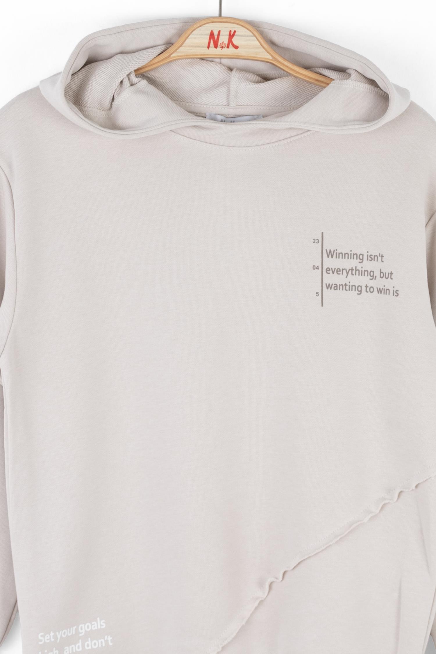 47314 WİN SWEATSHIRT 8/14 ERK NK BEJ