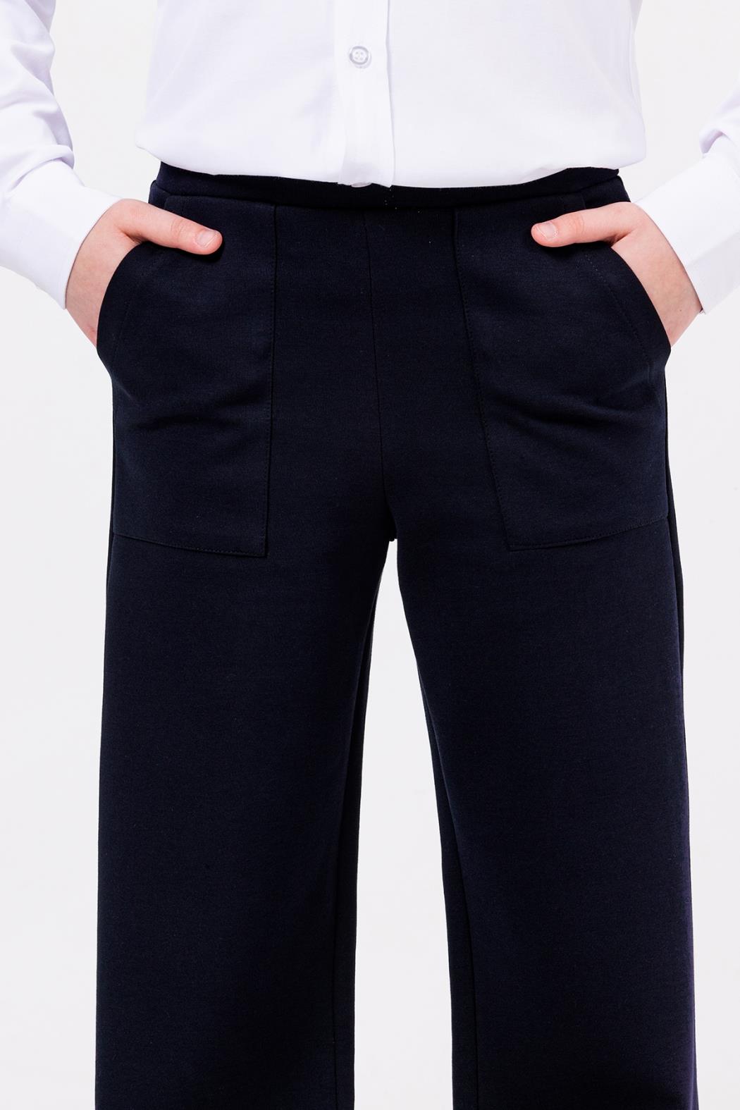 5867 DOKUMA PANTOLON 11/15 KIZ DMB SİYAH