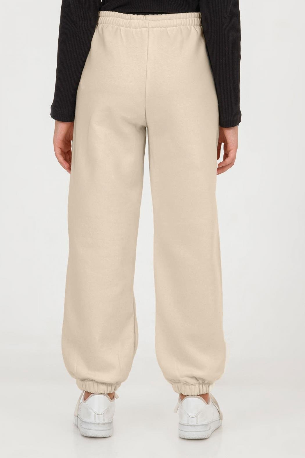 9034 EŞOFMAN ALTI 4/9 KIZ DMB EKRU