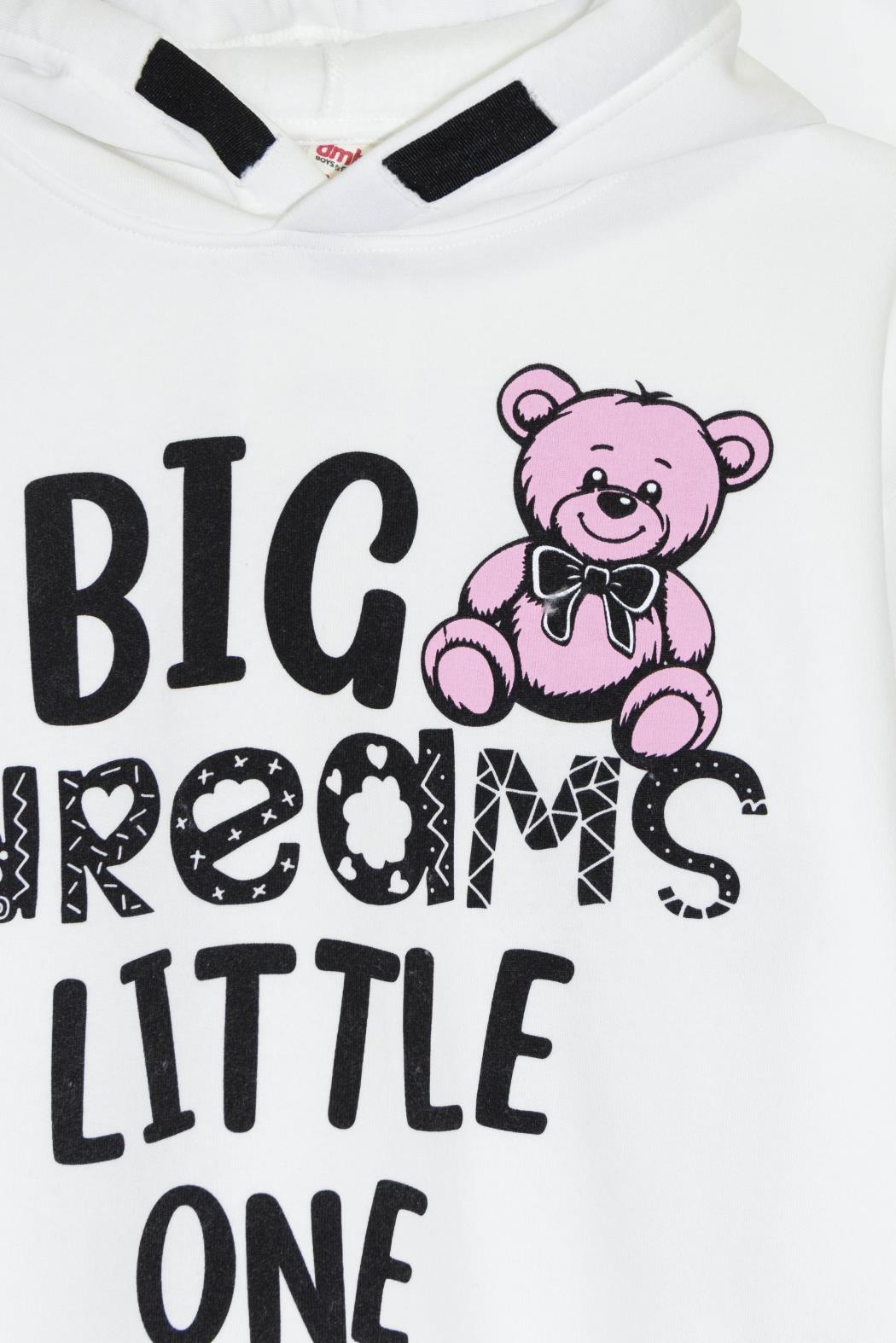 9803 BASKILI SWEATSHIRT 9/14 KIZ DMB EKRU