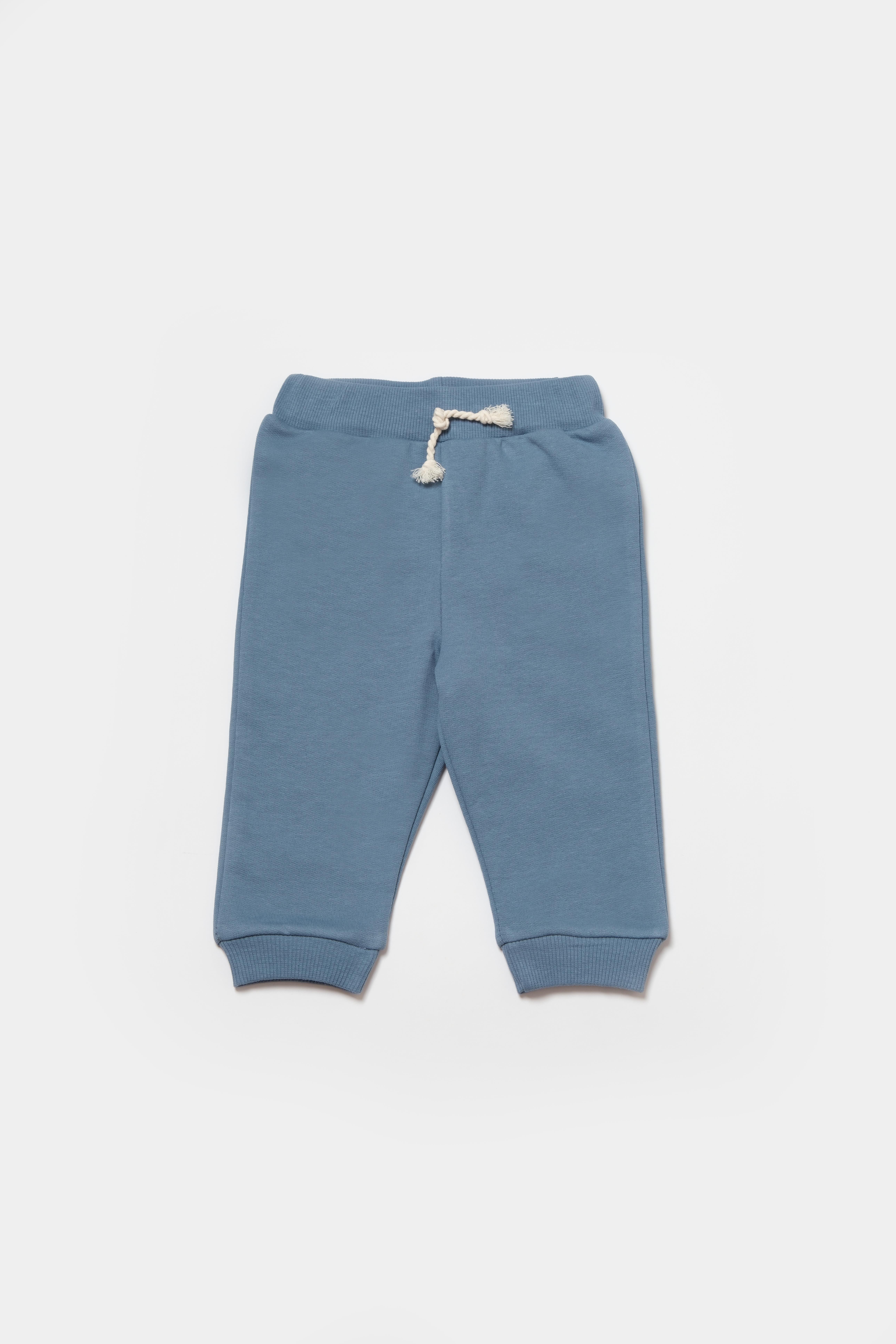 BabyCosy Erke Bebek Ayıcık BaskılıTakım  3-24 Ay Mavi