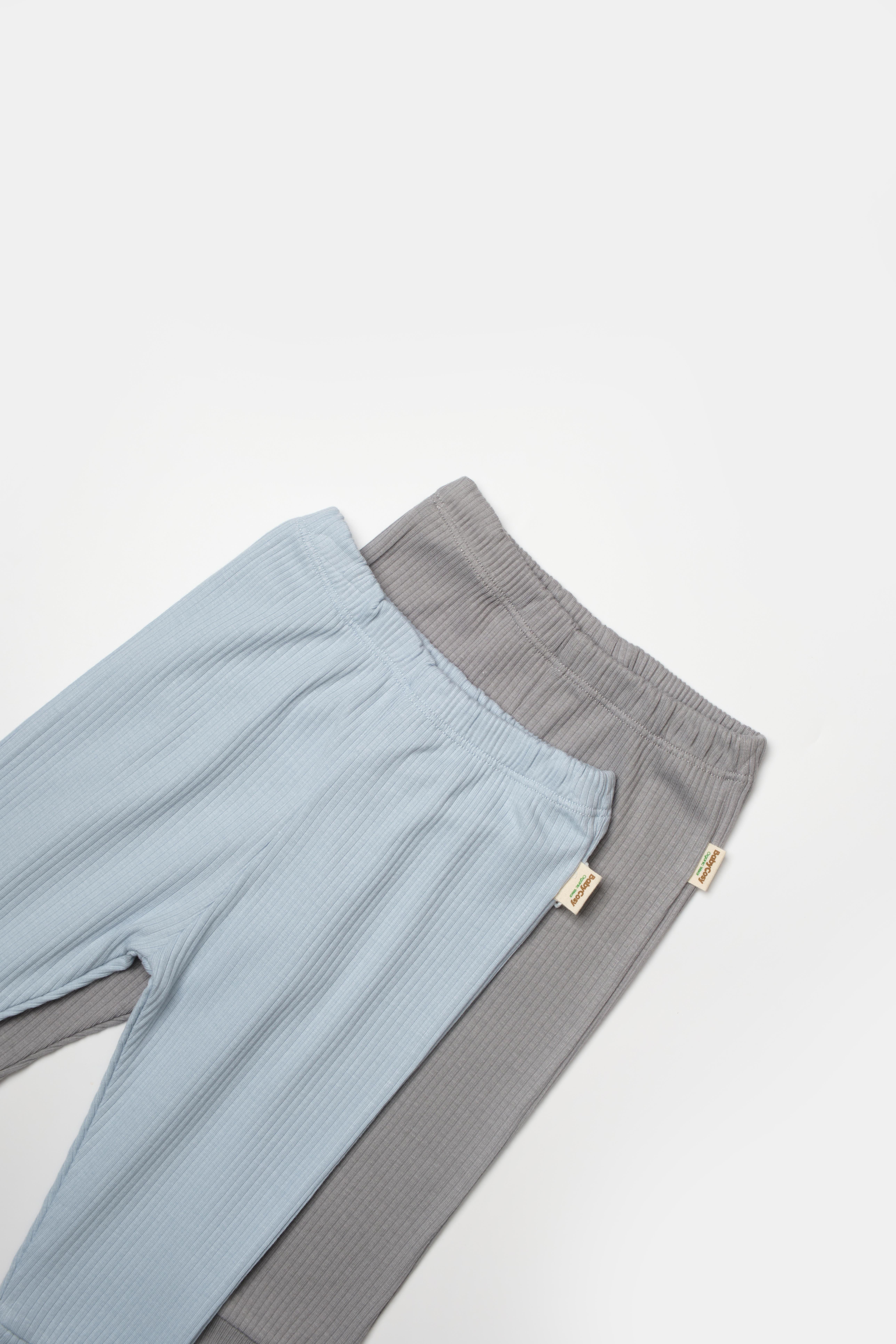 BabyCosy Erkek Bebek 2'Li Alt  3-24 Ay Mavi