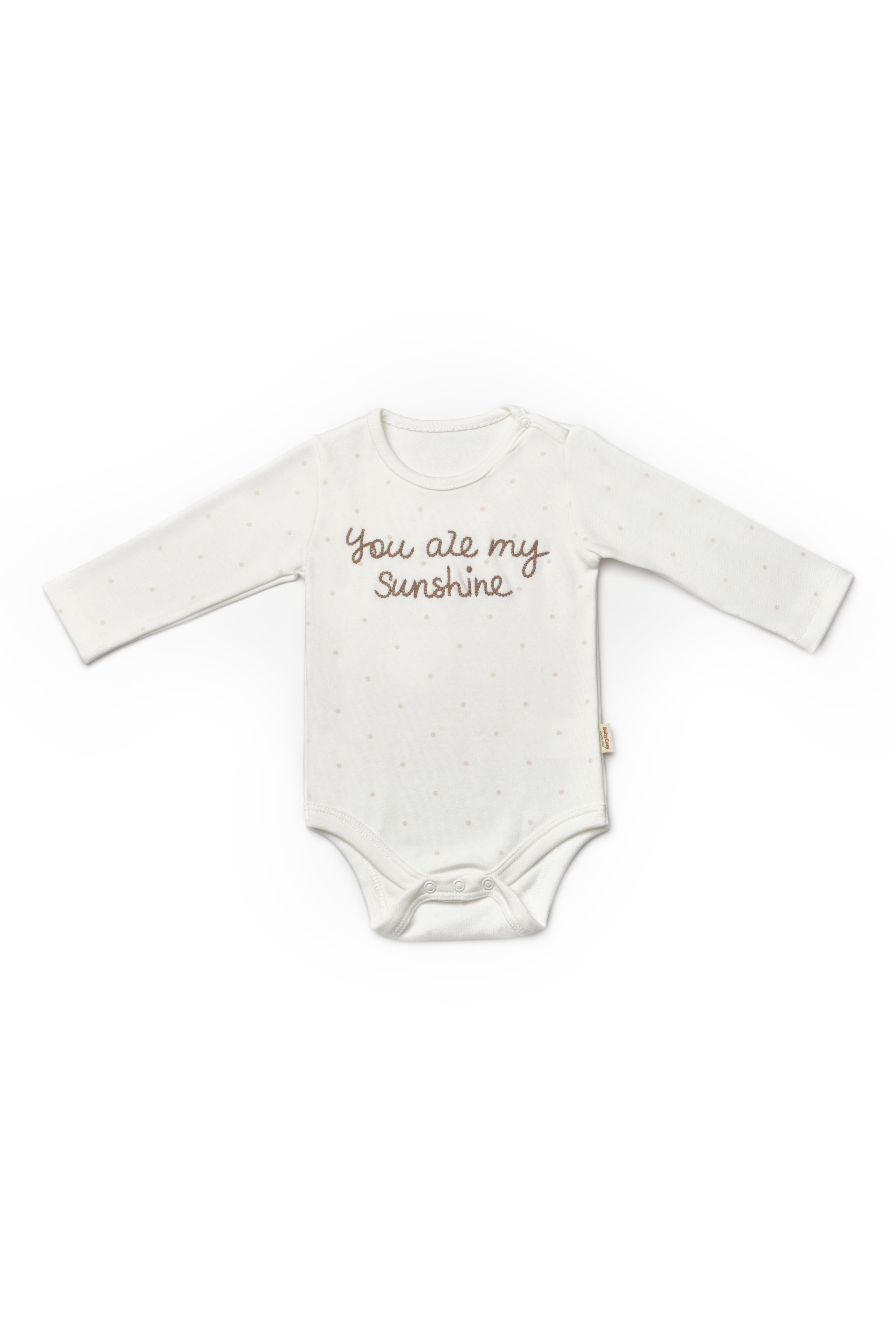 BabyCosy Erkek Bebek 3'Lü Yelekli Takım 3-24 Ay TAŞ