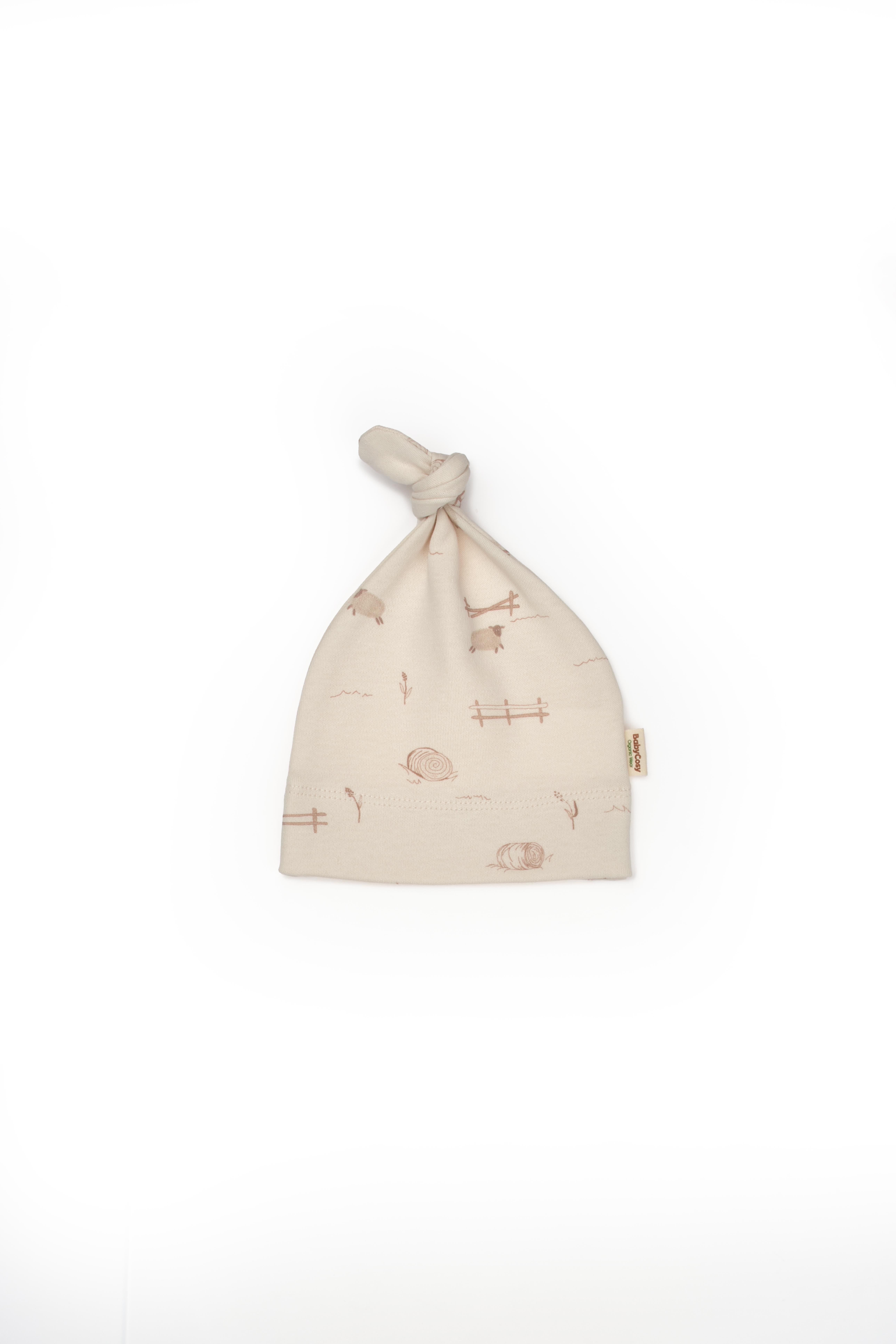 BabyCosy Erkek Bebek Penye Bere 3'Lü Bej