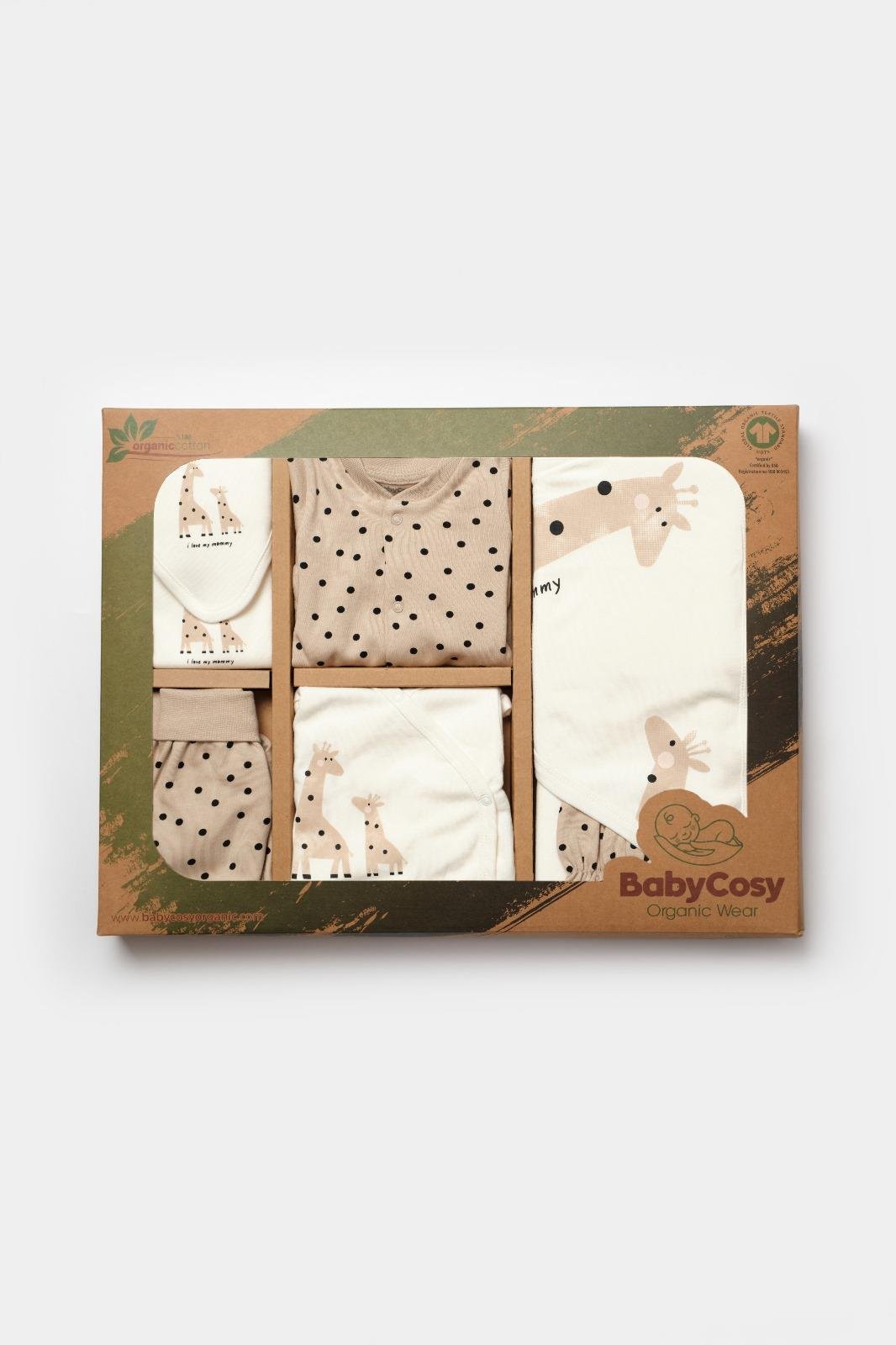 BaybCosy Bebek 10'lu Hastane Çıkışı Ekru