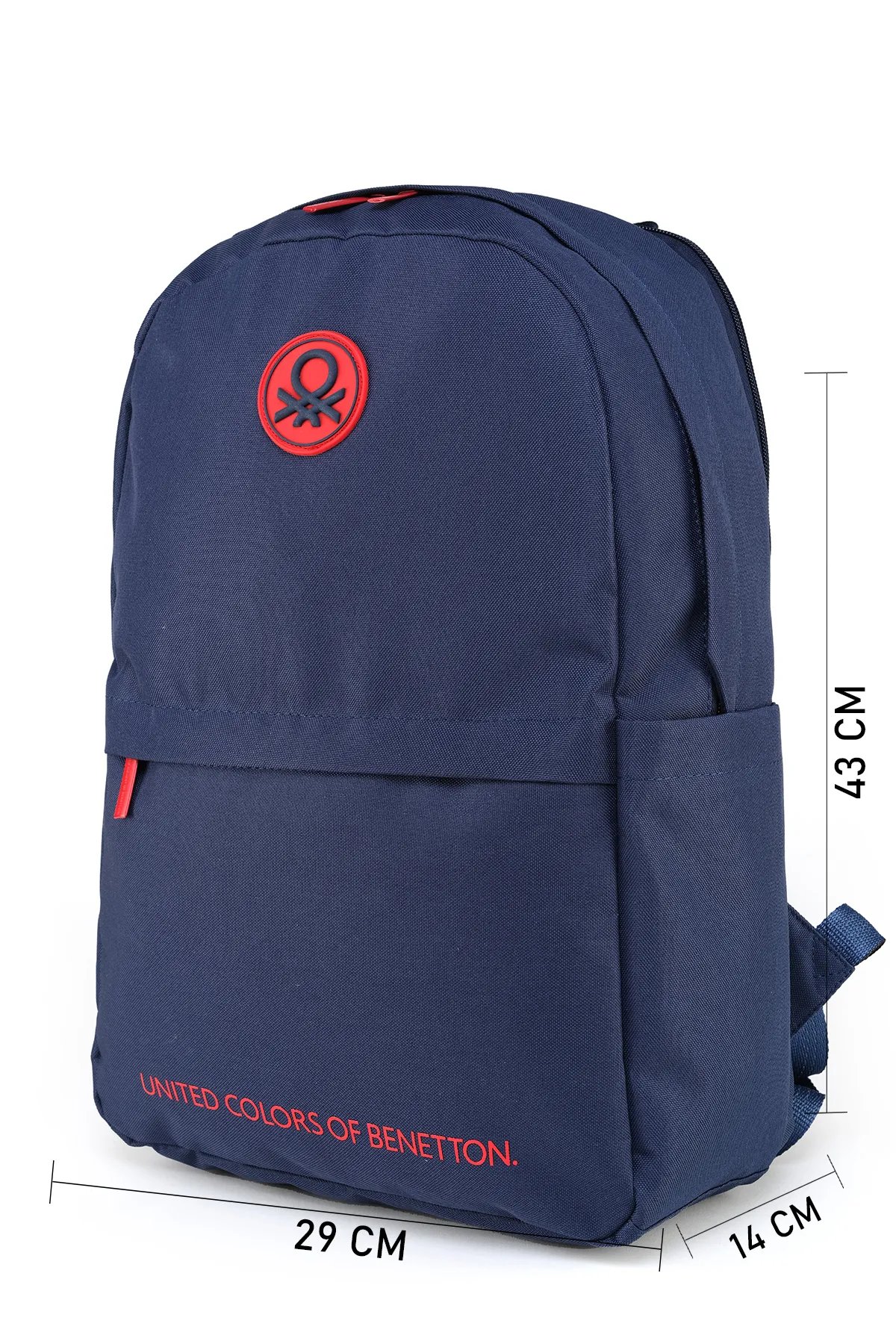 Benetton Batik Geçişli Erkek Çocuk Sırt Çantası Lacivert