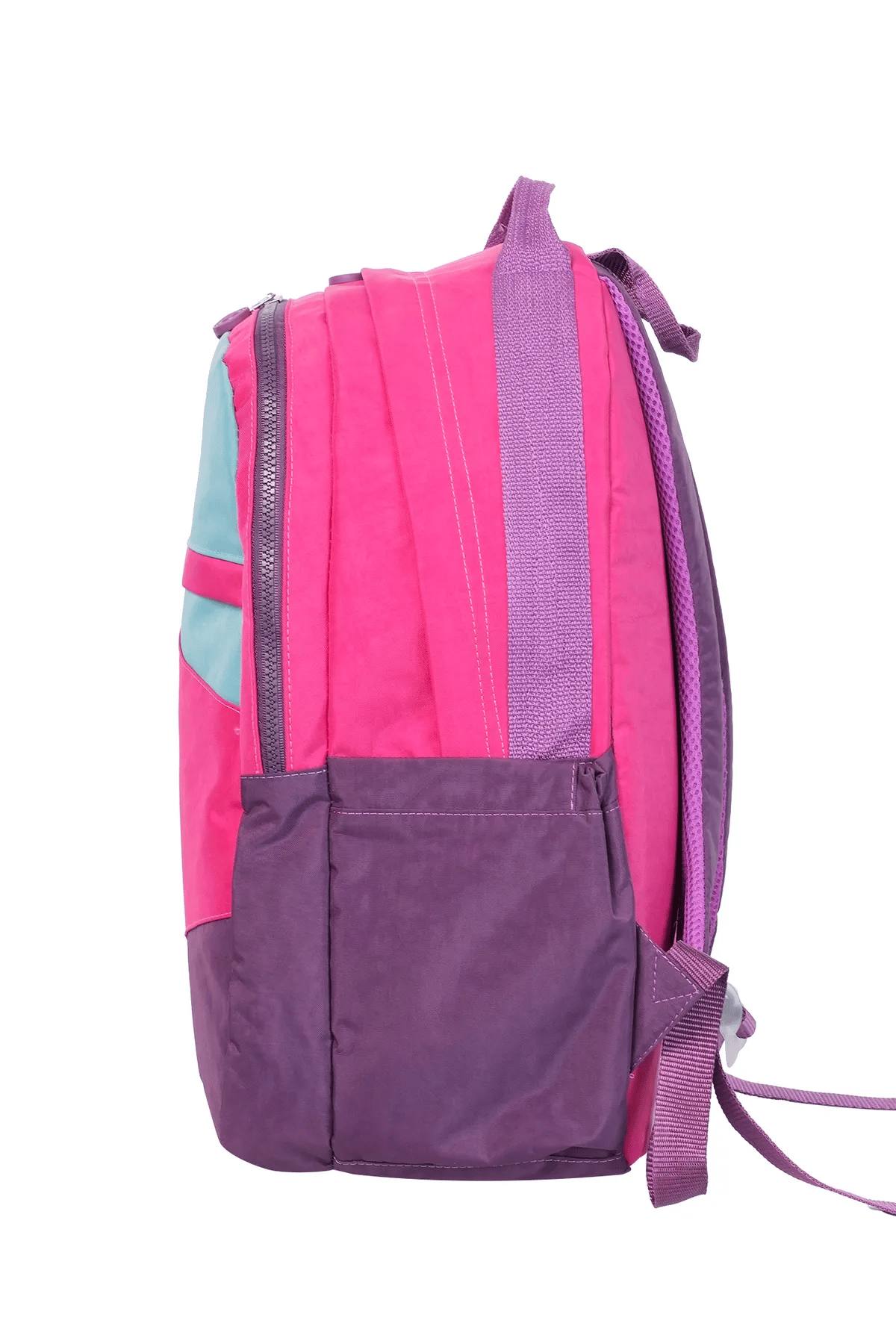 Benetton Color Blocking Kız Çocuk Sırt Çantası Mor