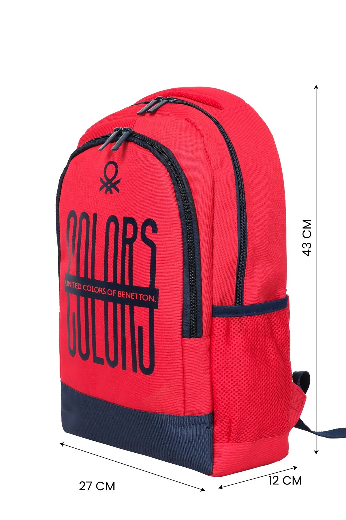 Benetton Elegant Kız Çocuk İlkokul Çantası Kırmızı