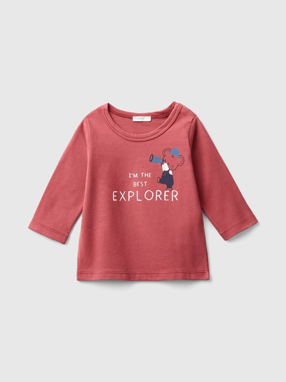 Benetton Erkek Bebek Gizli Çıtçıtlı Sweatshirt 1-18Ay TARÇIN