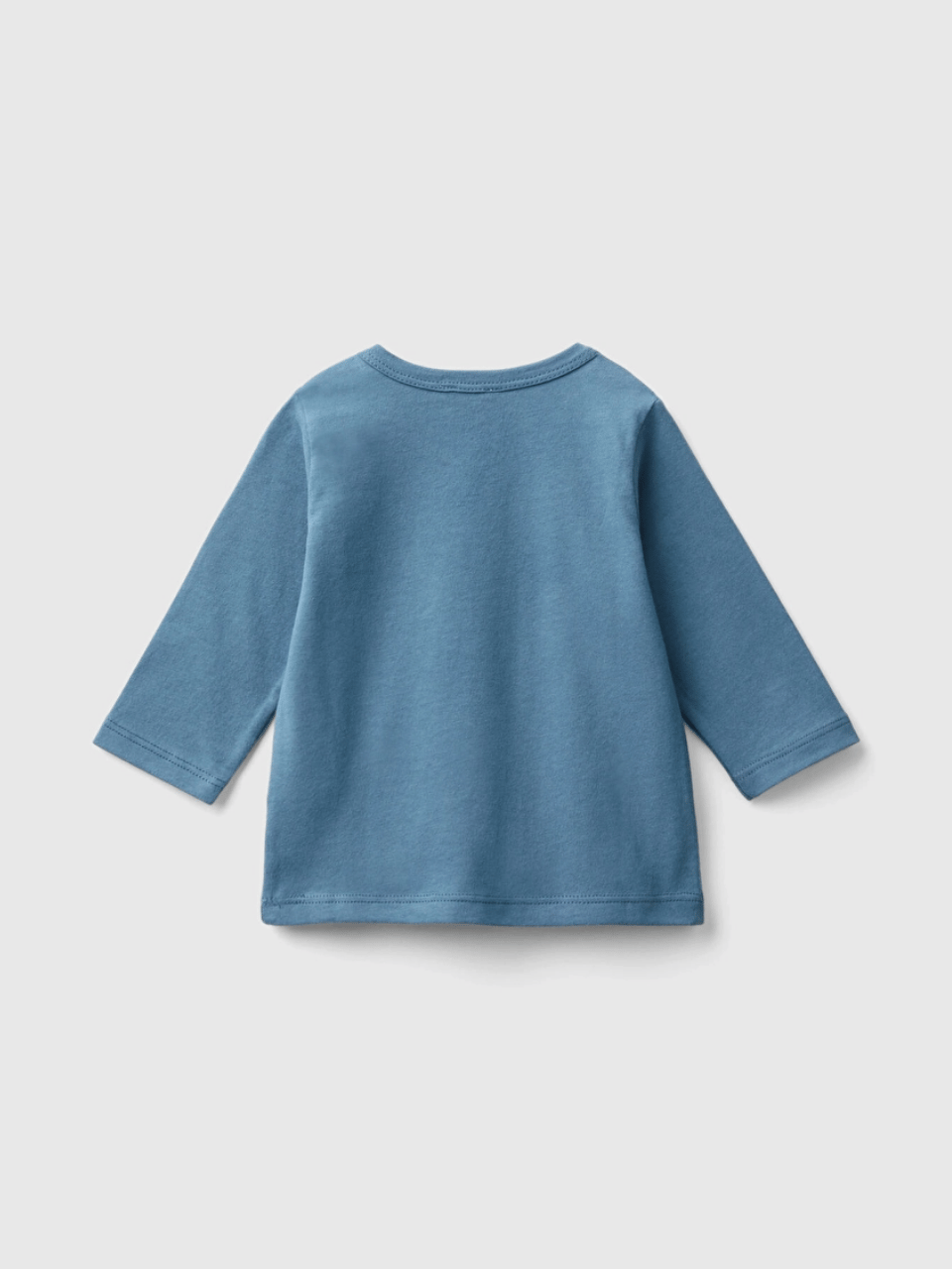 Benetton Erkek Bebek Önü Su Baskılı Sweatshırt 1-18 Ay indigo