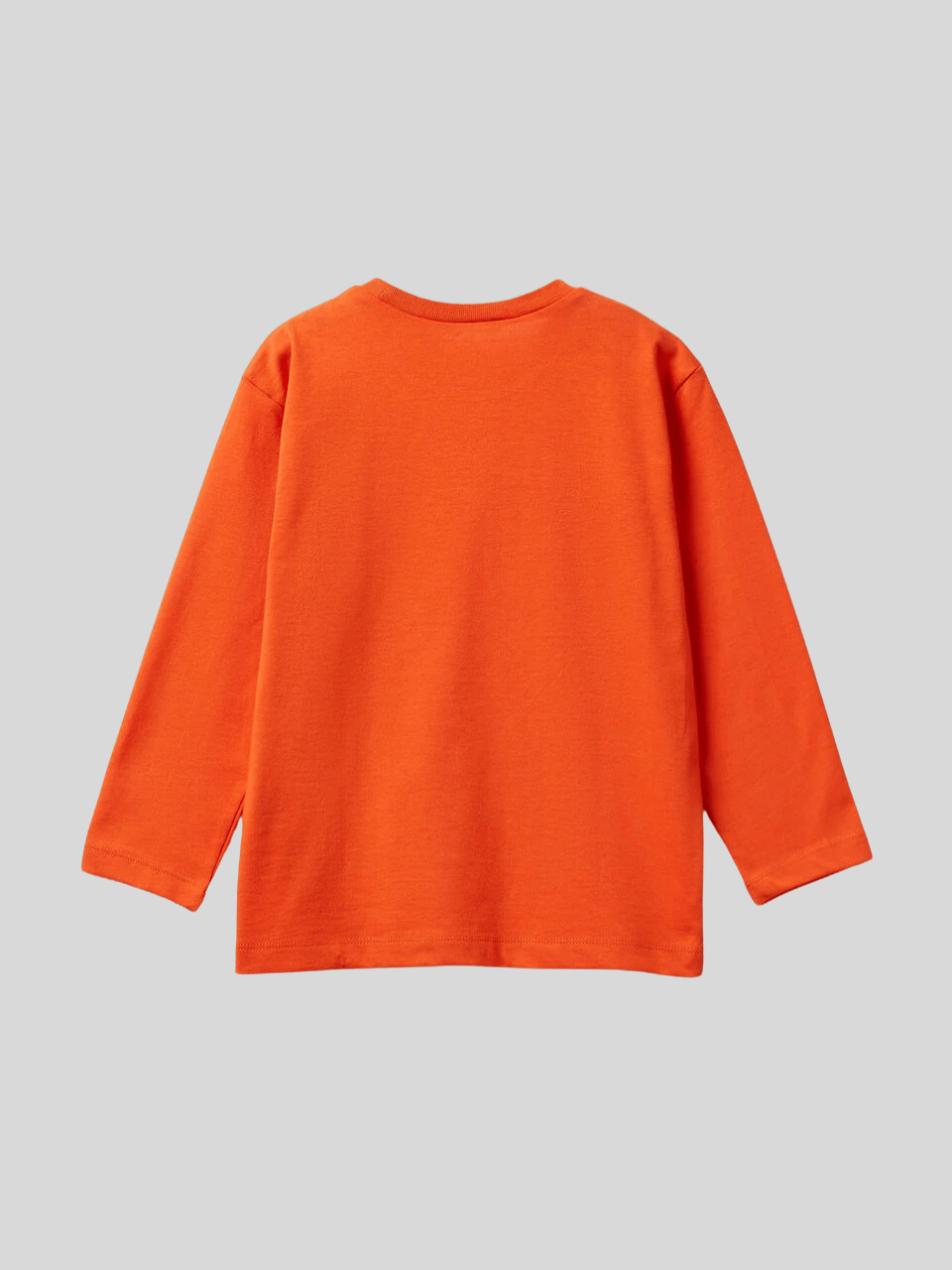 Benetton Erkek Çocuk Baskılı Sweatshirt 1-6 Yaş Turuncu