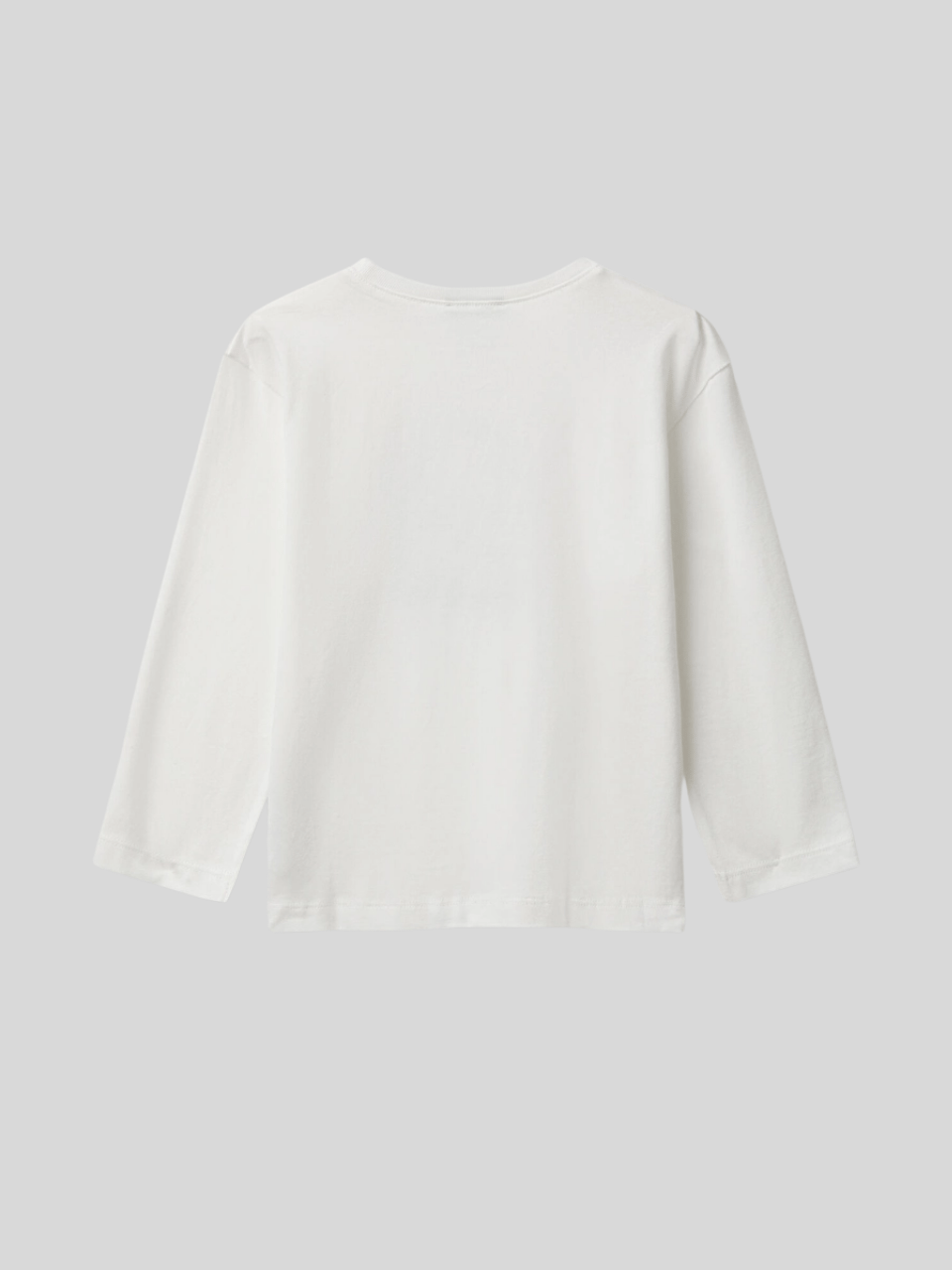 Benetton Erkek Çocuk Baskılı Sweatshirt 1-6 Yaş Ekru