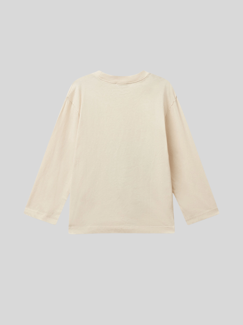 Benetton Erkek Çocuk Baskılı Sweatshirt 1-6 Yaş Ekru