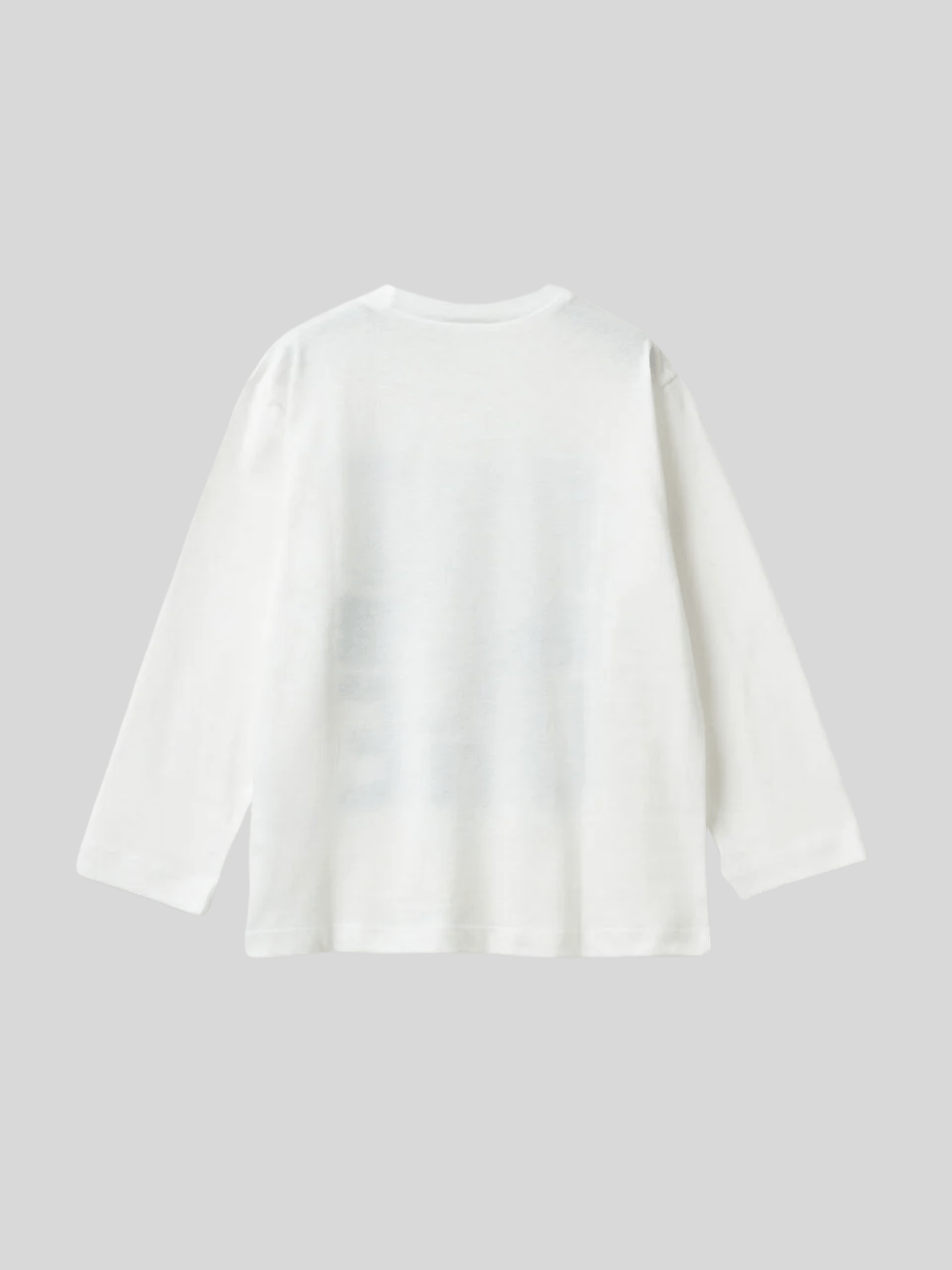 Benetton Erkek Çocuk Baskılı Sweatshirt 1-6 Yaş Beyaz