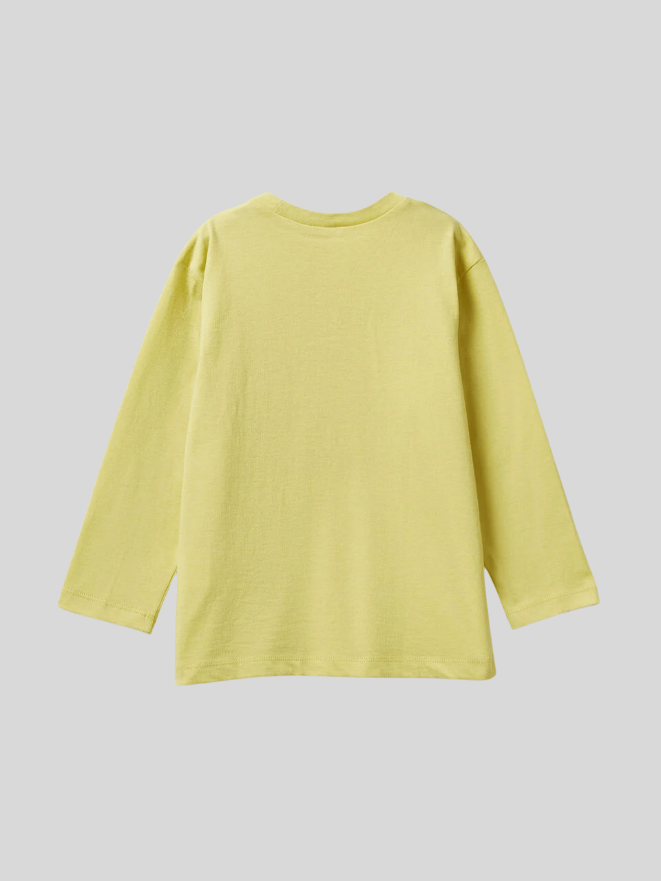 Benetton Erkek Çocuk Baskılı Sweatshirt 1-6 Yaş Sarı