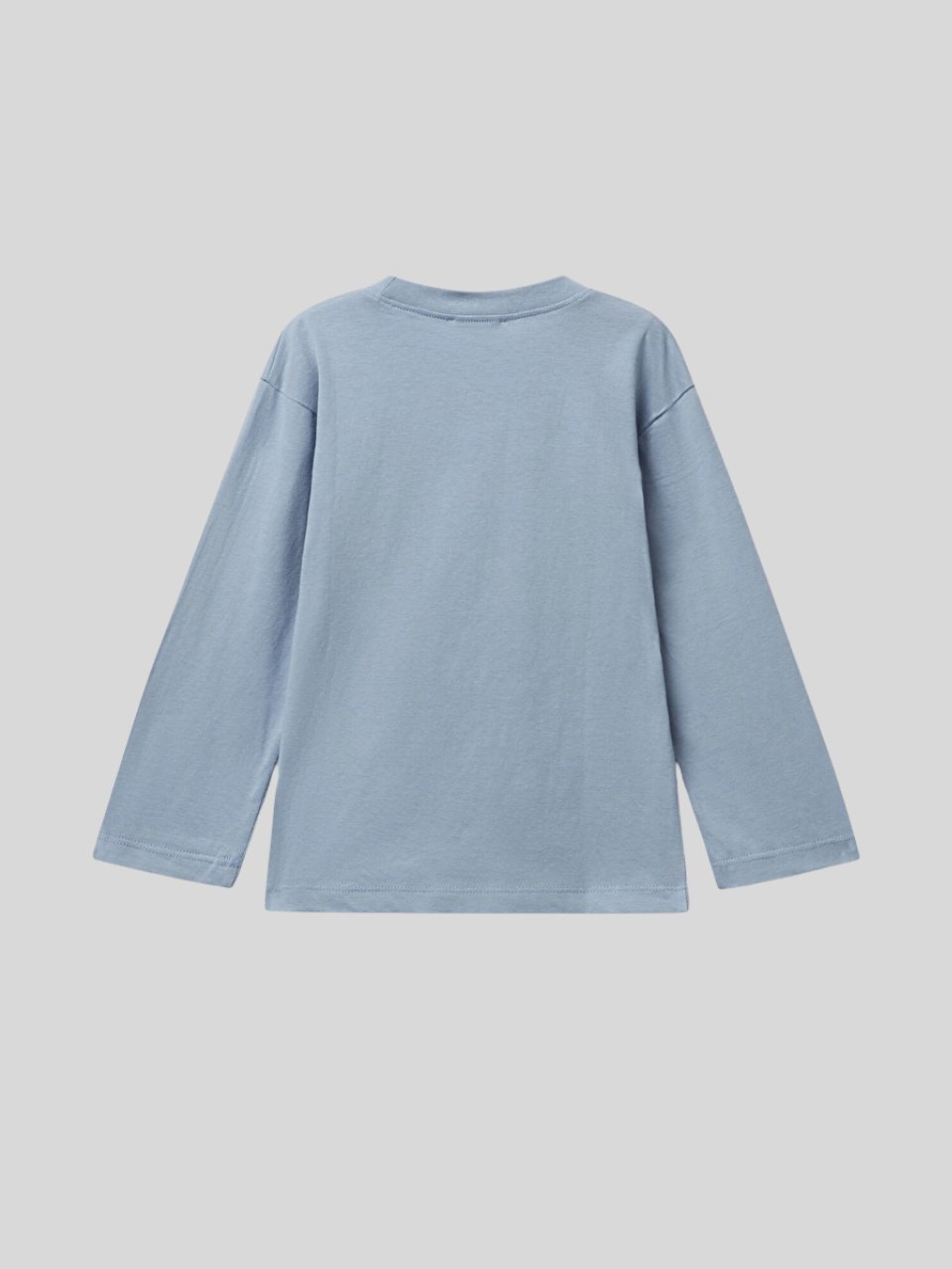 Benetton Erkek Çocuk Baskılı Sweatshirt 1-6 Yaş Mavi