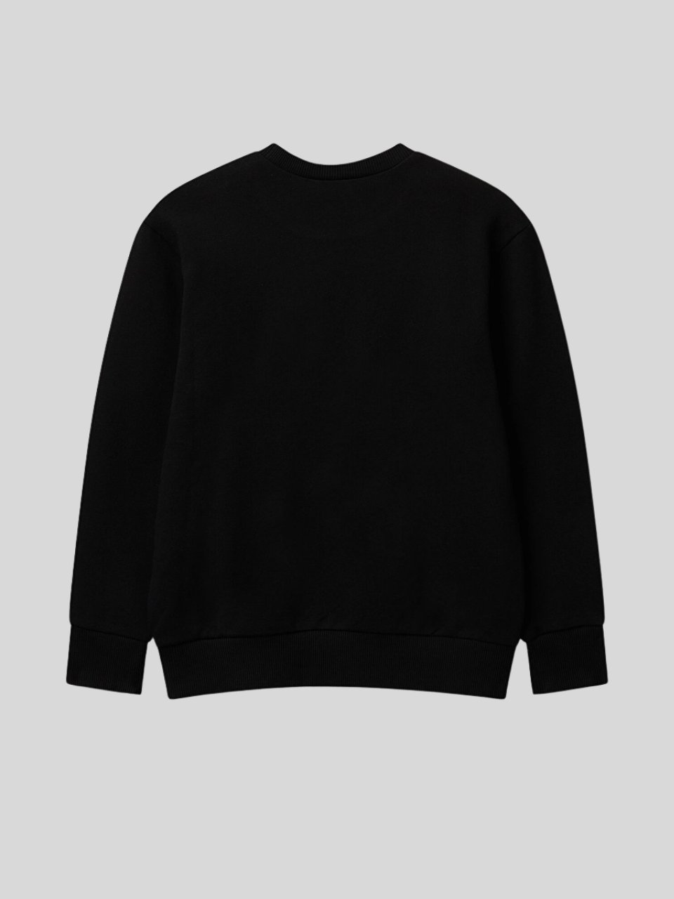 Benetton Erkek Çocuk Baskılı Sweatshirt 6-14 Yaş Siyah