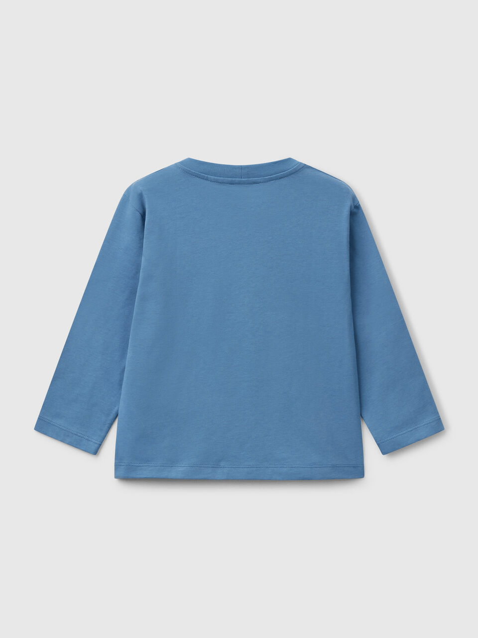 Benetton Erkek Çocuk Baskılı Sweatshirt 1-6 Yaş Mavi