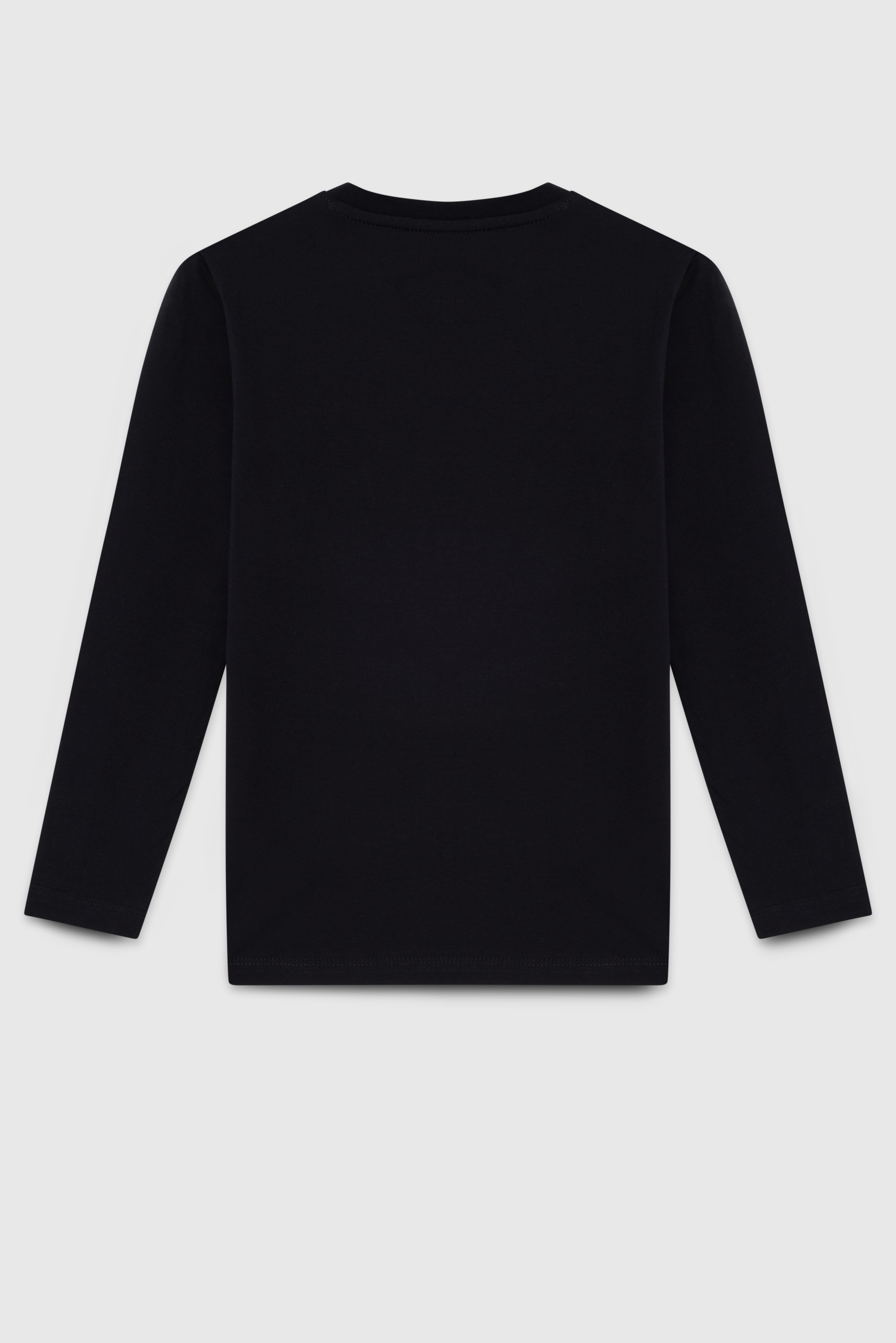 Benetton Erkek Çocuk Baskılı Sweatshirt 4-14 Yaş Siyah