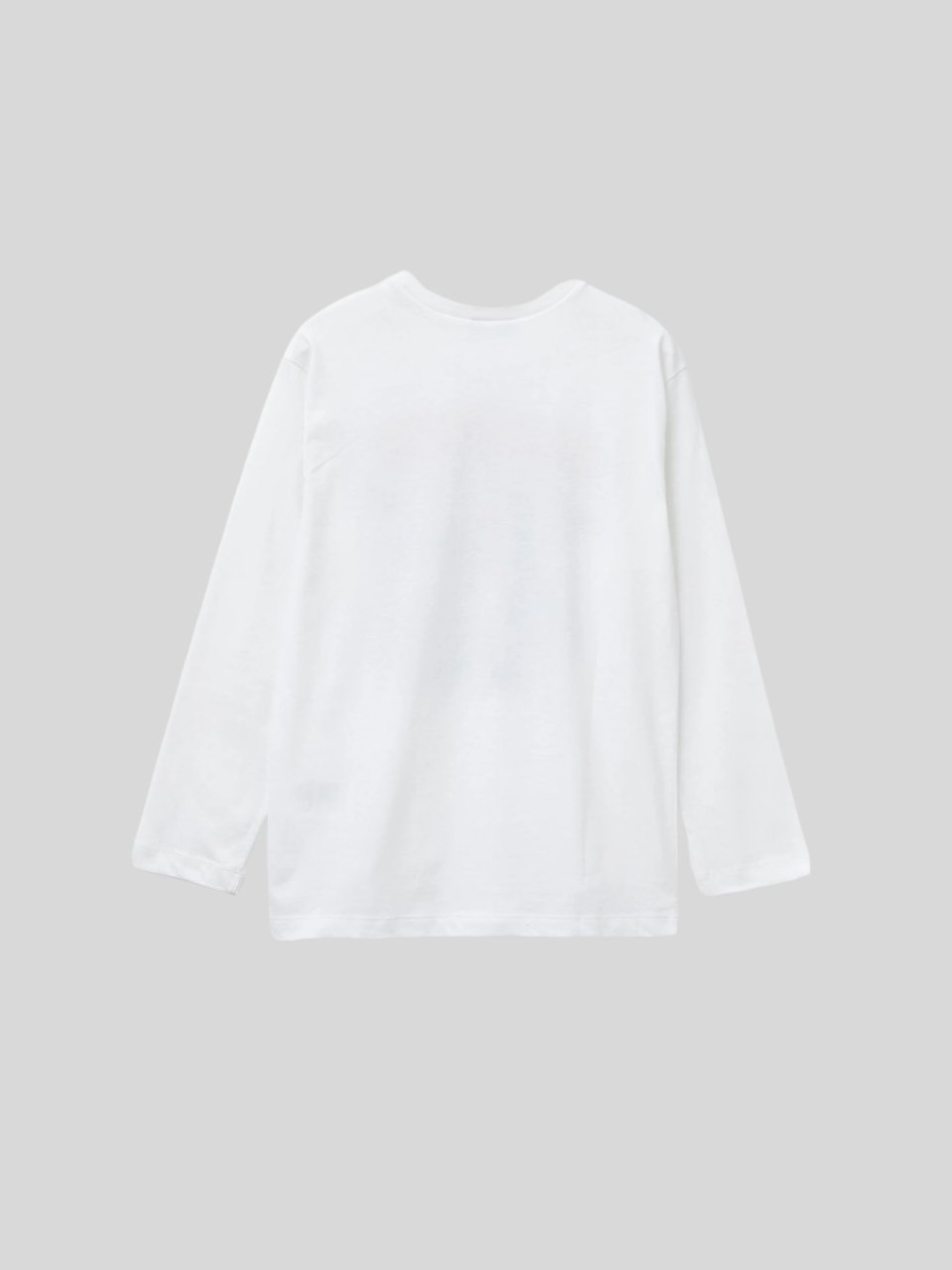 Benetton Erkek Çocuk Baskılı Sweatshirt 6-14 Yaş Ekru