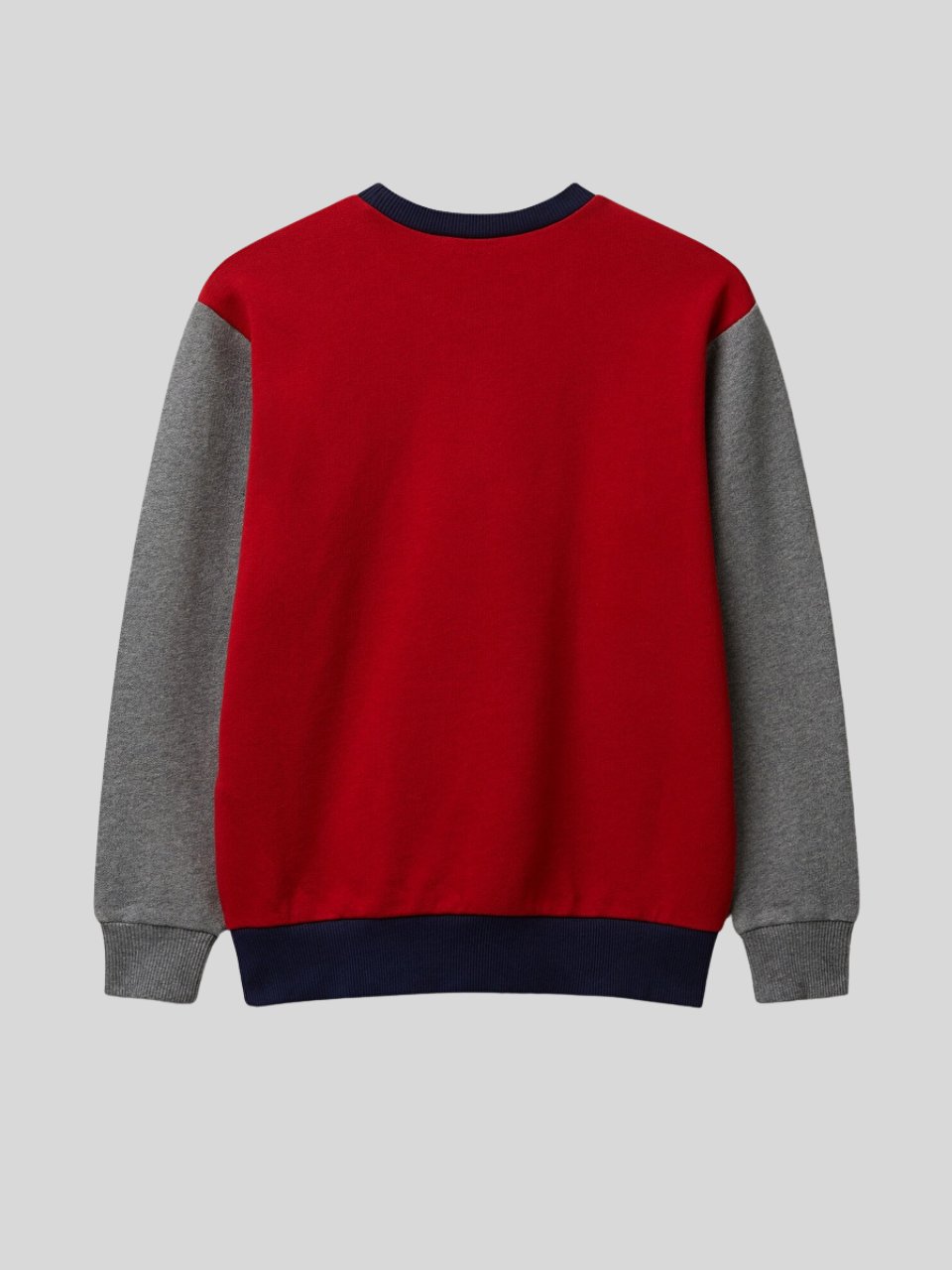 Benetton Erkek Çocuk Baskılı Sweatshirt 6-14 Yaş Kırmızı