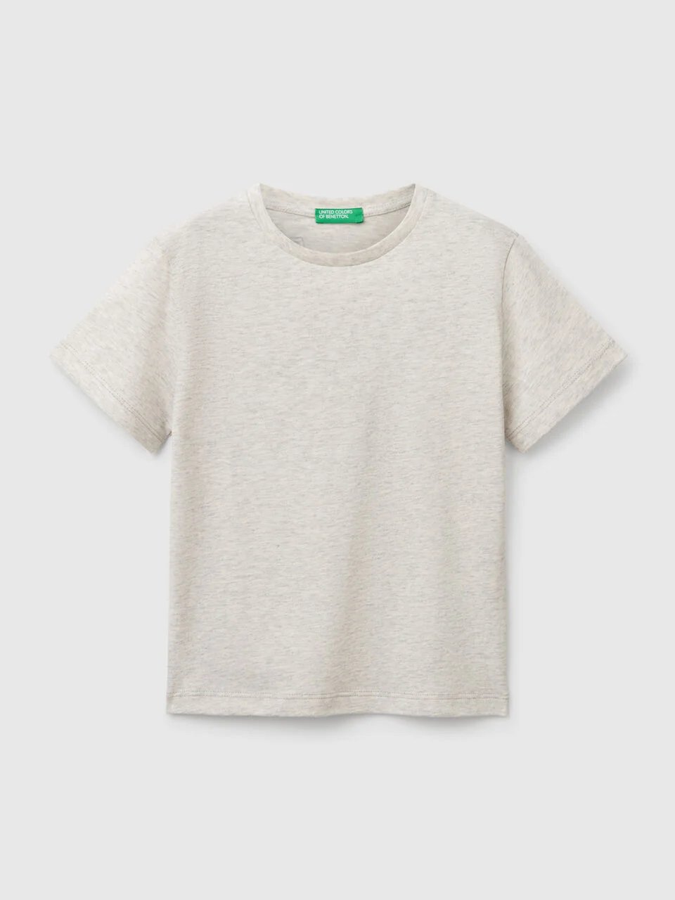 Benetton Erkek Çocuk Baskılı Tshirt 1-6 Yaş Gri