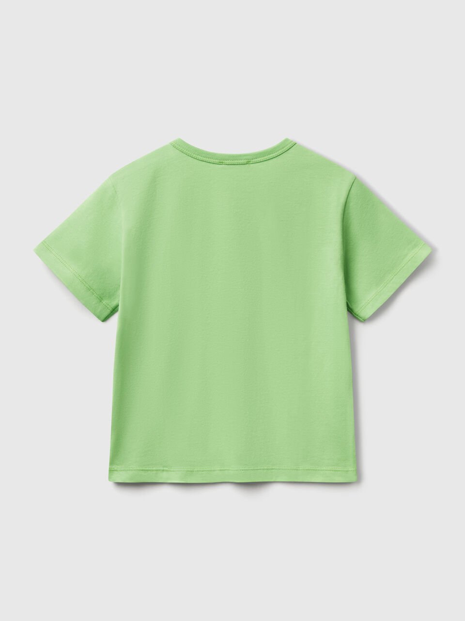 Benetton Erkek Çocuk Baskılı Tshirt 1-6 Yaş Yeşil
